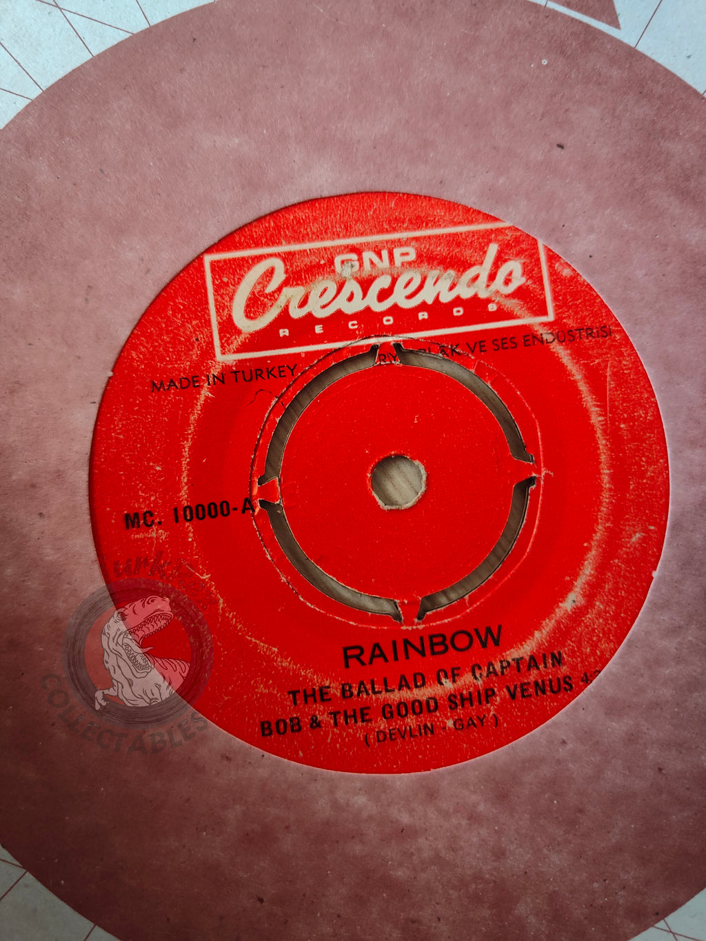 Rainbow  – The Ballad Of Captain 7" Turkish Pressing Vinyl Turkey Edition