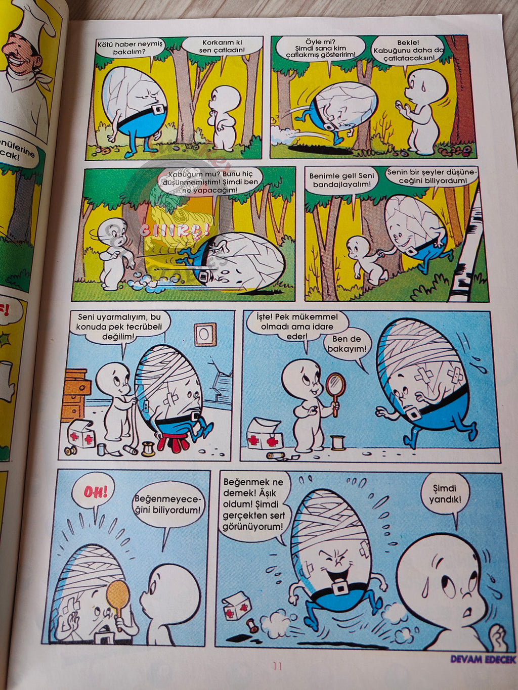 Casper the Friendly Ghost Magazine – Issue #19 1997 Turkish Comic Turkey