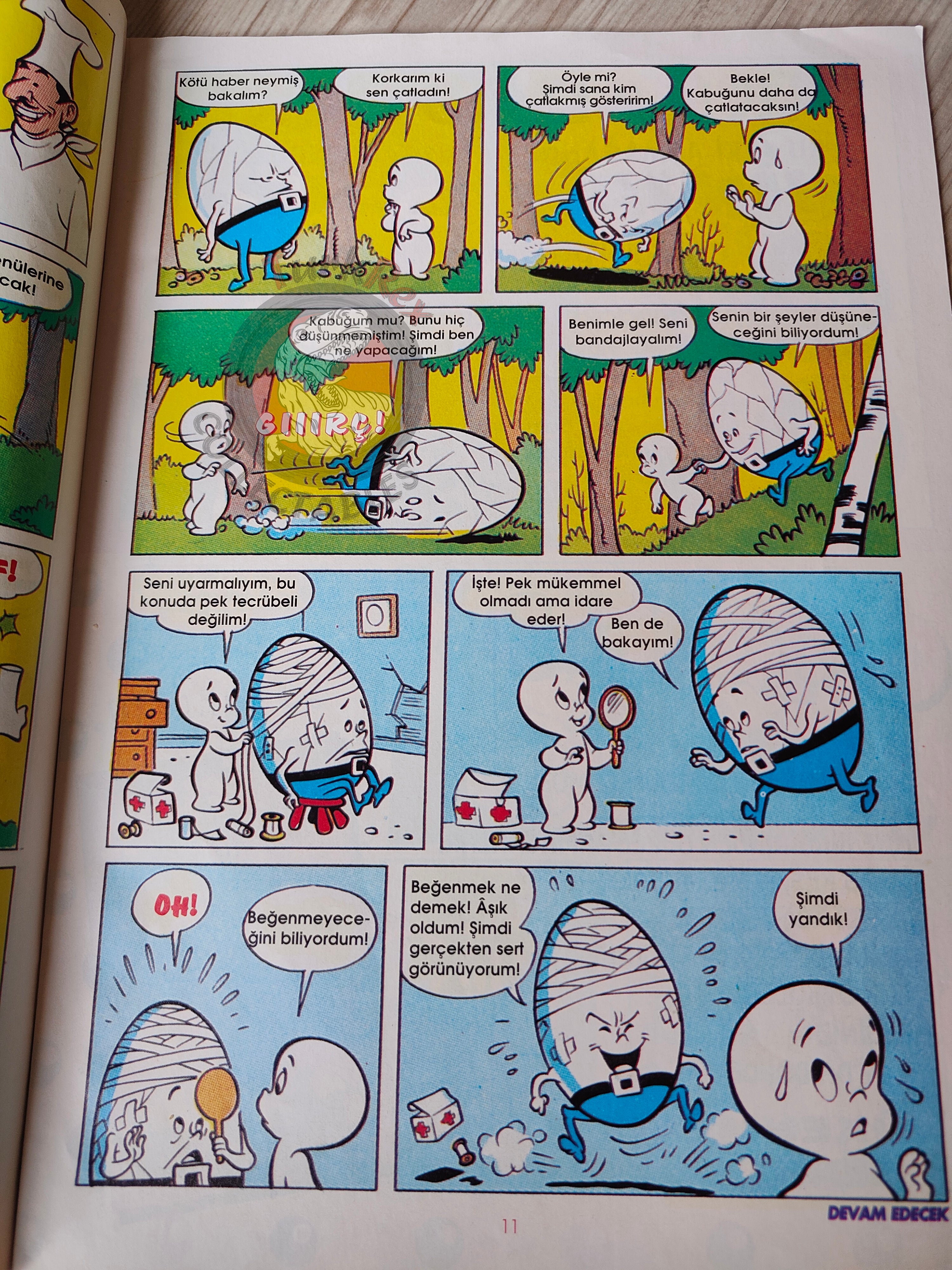 Casper the Friendly Ghost Magazine – Issue #19 1997 Turkish Comic Turkey