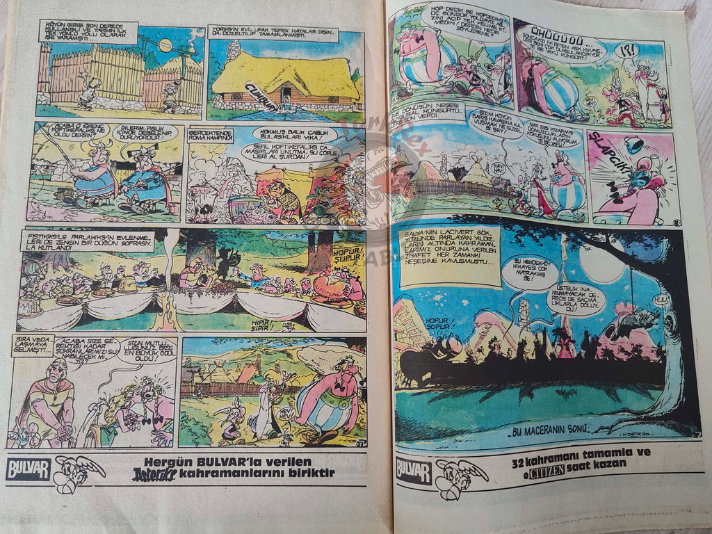 Asterix – Asterix and the Great Divide 1986 Turkish Edition Comic Turkey 2