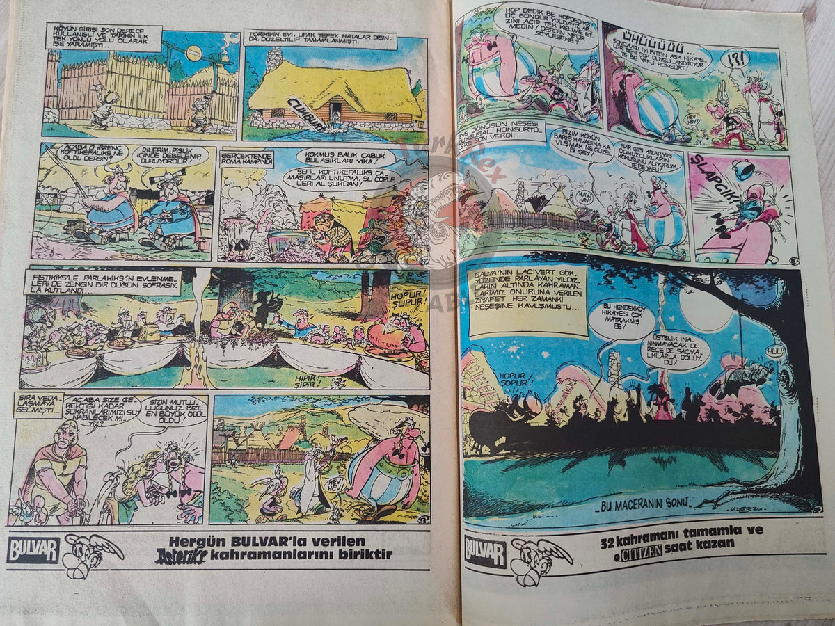 Asterix – Asterix and the Great Divide 1986 Turkish Edition Comic Turkey 2