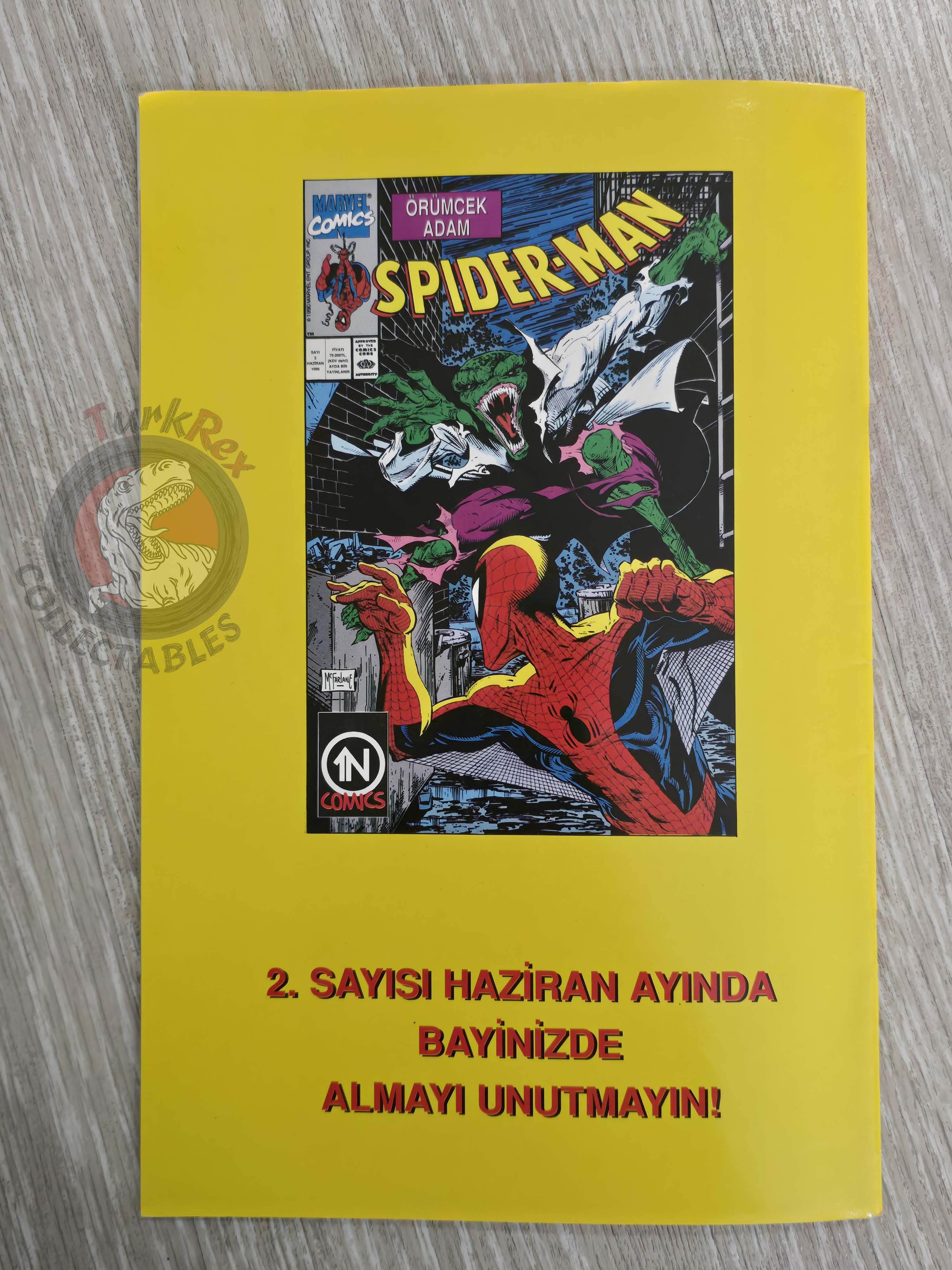 X-Men #2 1996 Turkish Comic Turkey #2 #3