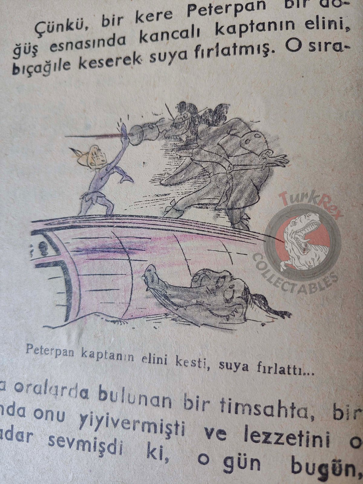 J. M. Barrie – Peter Pan 1961 Turkish Book Turkey Illustrated