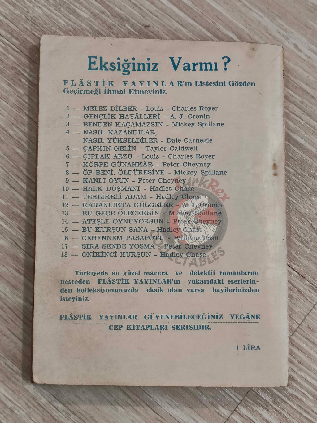 Brett Halliday – The Blonde Cried Murder 1955 Turkish Book Turkey Michael Shayne