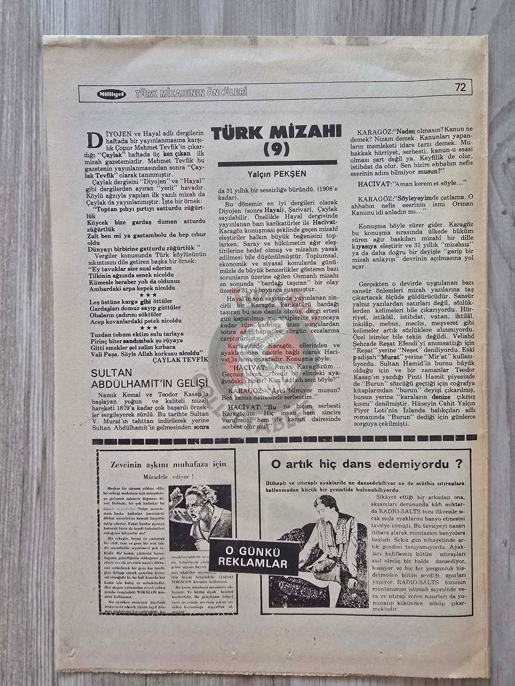 Pioneers of Turkish Humor Şevki Çankaya 1981 Turkish Comic Turkey WW2 Hitler