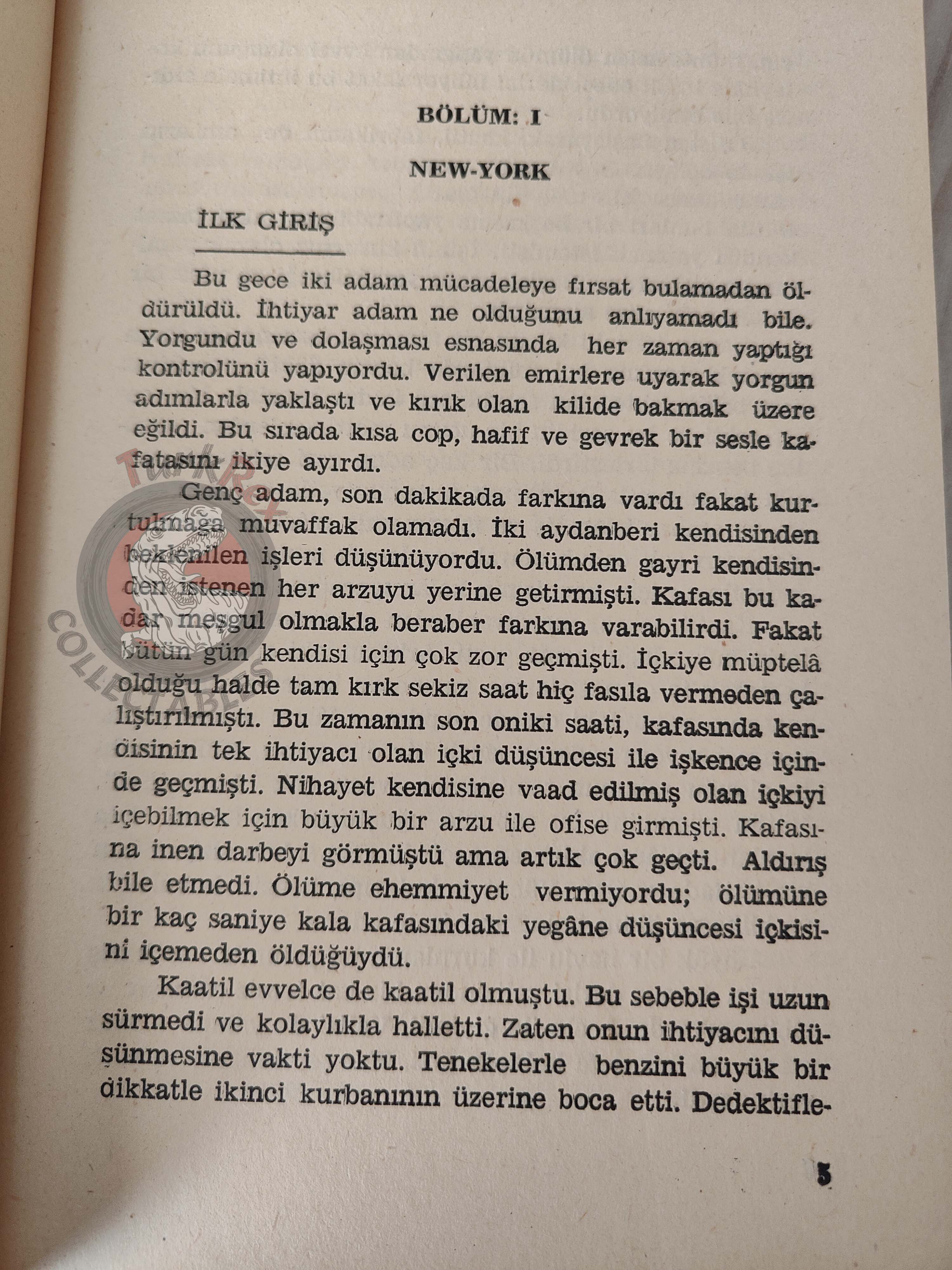 Christopher Monig – The Burned Man 1963 1st Turkish Book Turkey Uniq