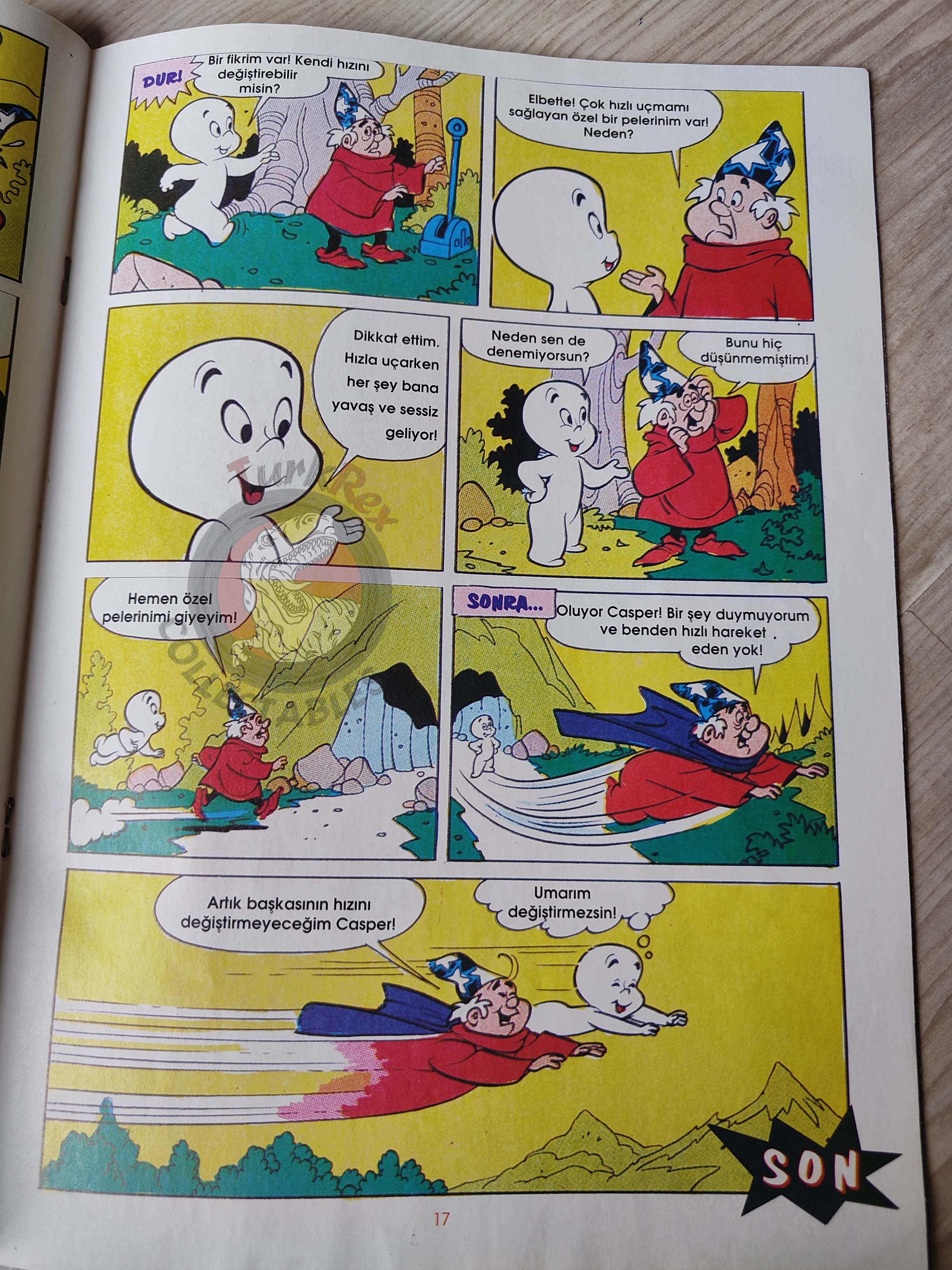 Casper the Friendly Ghost Magazine – Issue #21 1997 Turkish Comic Turkey