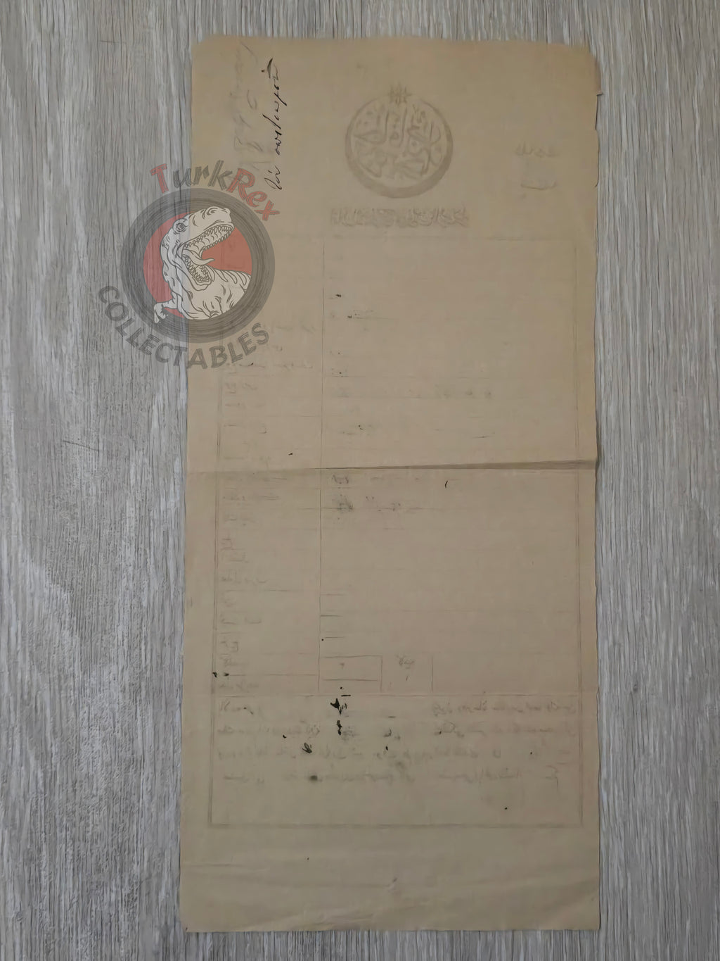 Ottoman 1875 Property Deed House in Izmir Çeşme Greek Rum Greece Title Deed