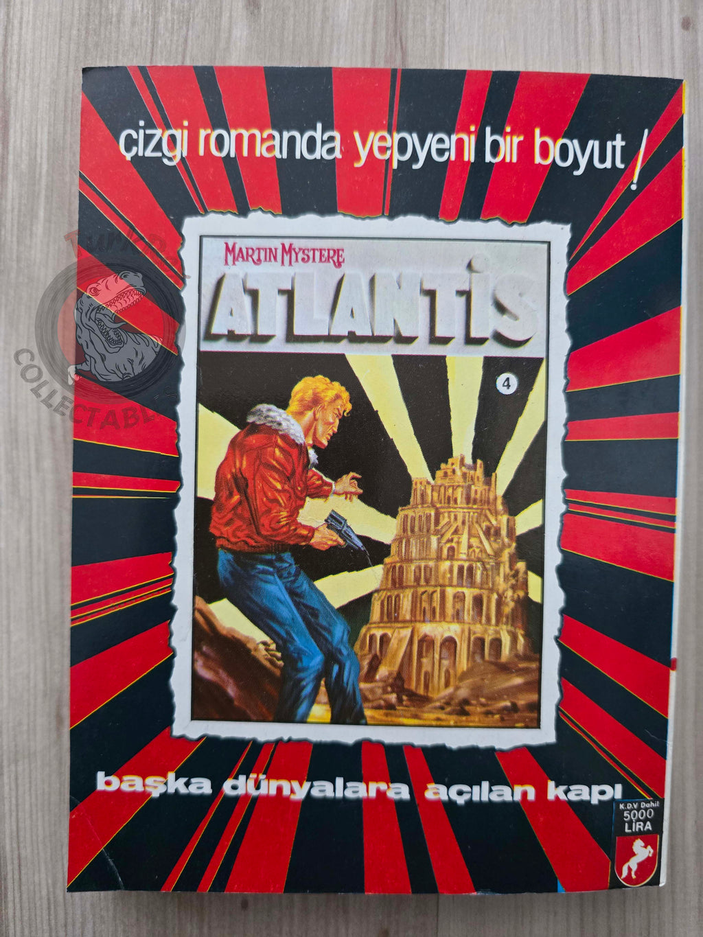 Martin Mystère #3 La stirpe maledetta 80s Turkish Comic Turkey #4 #17