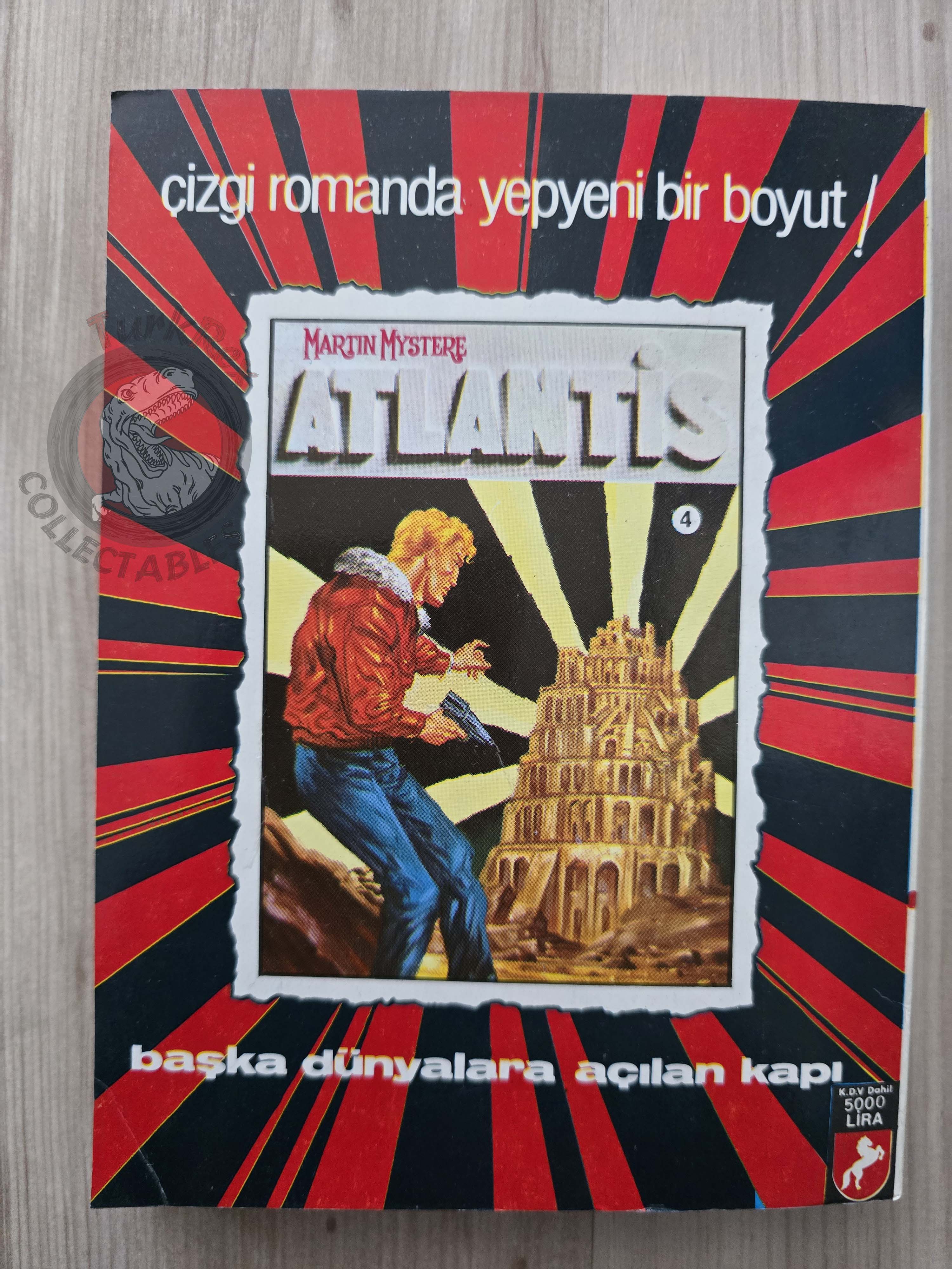Martin Mystère #3 La stirpe maledetta 80s Turkish Comic Turkey #4 #17