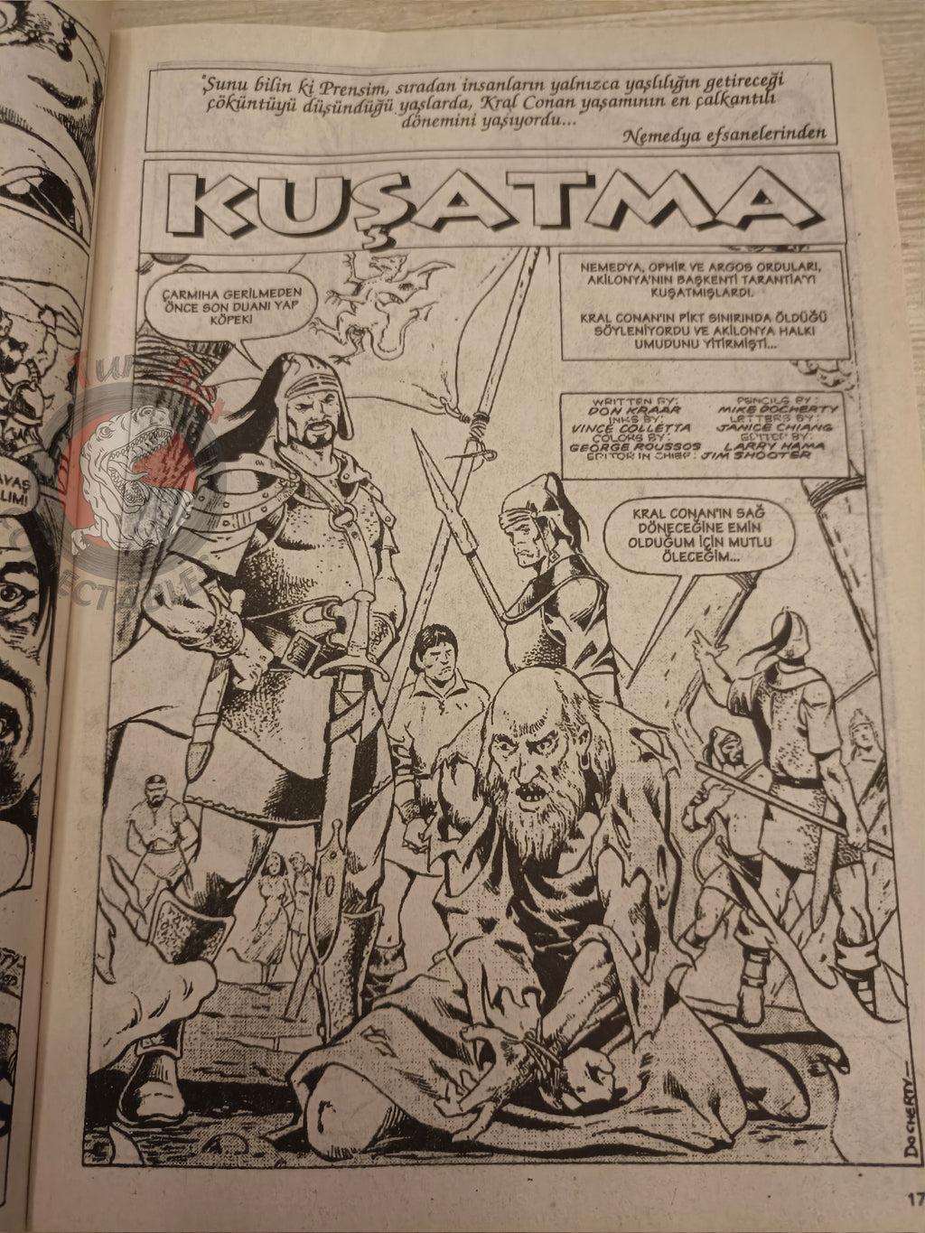 Kral Conan #38 King Conan #32 #33 Turkish Comic Turkey Ken Kelly