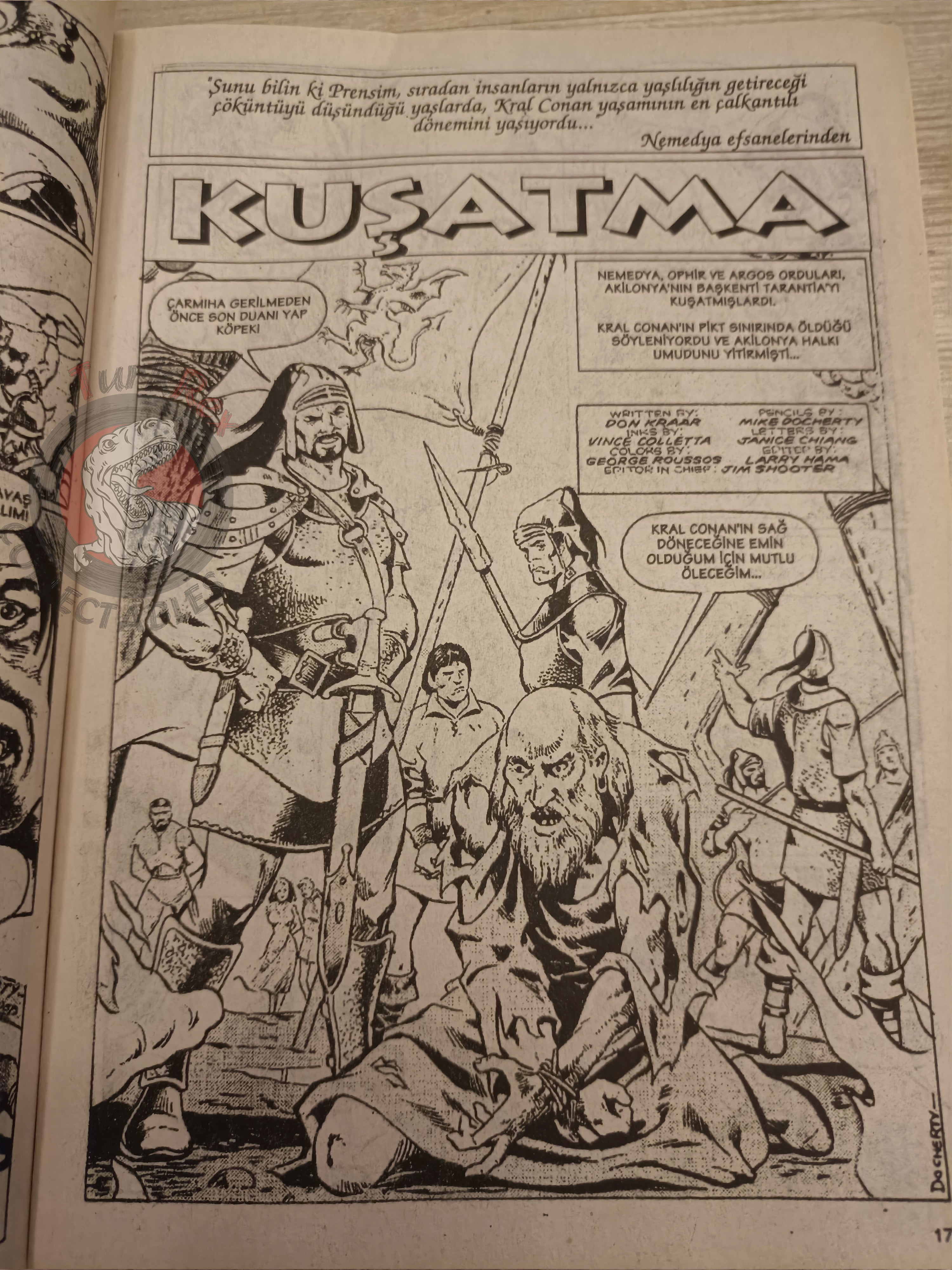 Kral Conan #38 King Conan #32 #33 Turkish Comic Turkey Ken Kelly