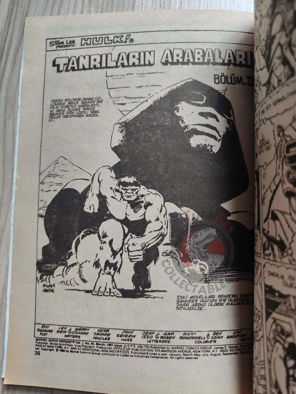 Hulk #18 1988 Turkish Comic Turkey cover Rampaging #7 #95 She-Hulk