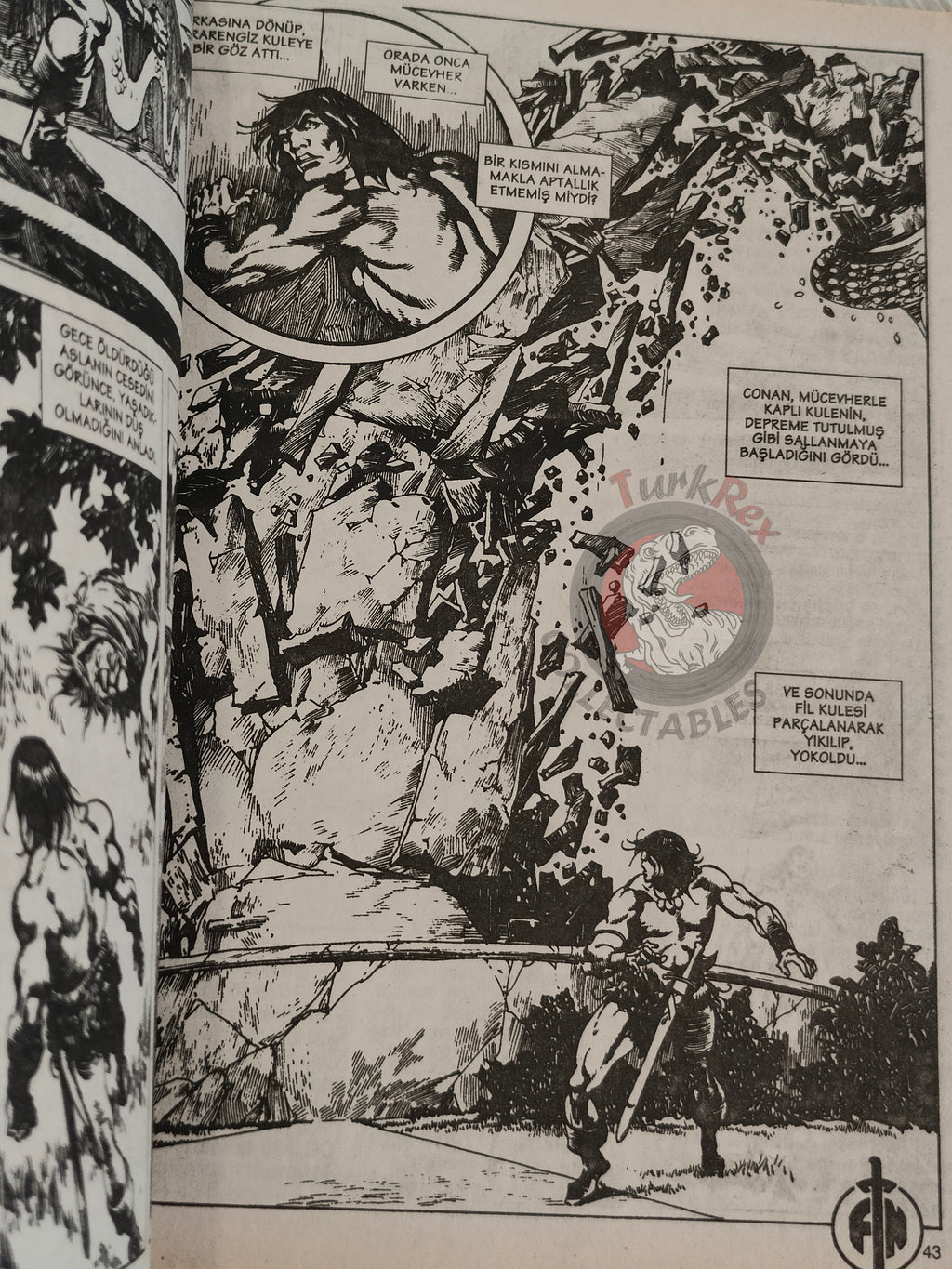 Conan #15 The Savage Sword of Conan #24 Turkish Comic Turkey