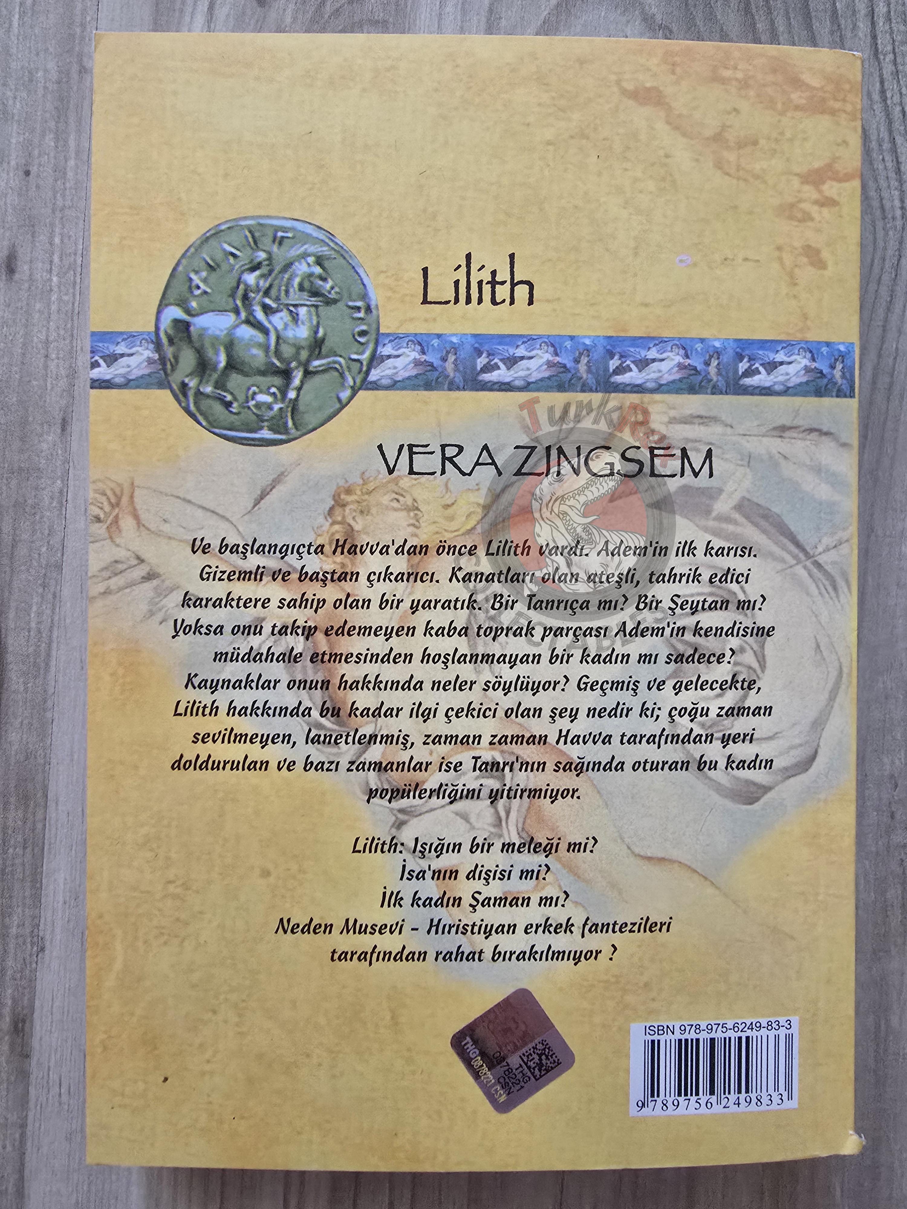 Vera Zingsem – Lilith 2007 Turkish Book Turkey