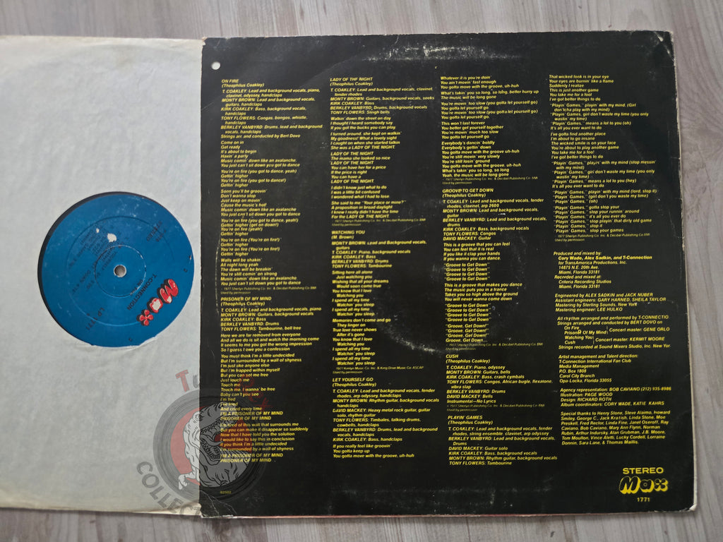 T-Connection – On Fire Turkish Pressing Vinyl Turkey Edition