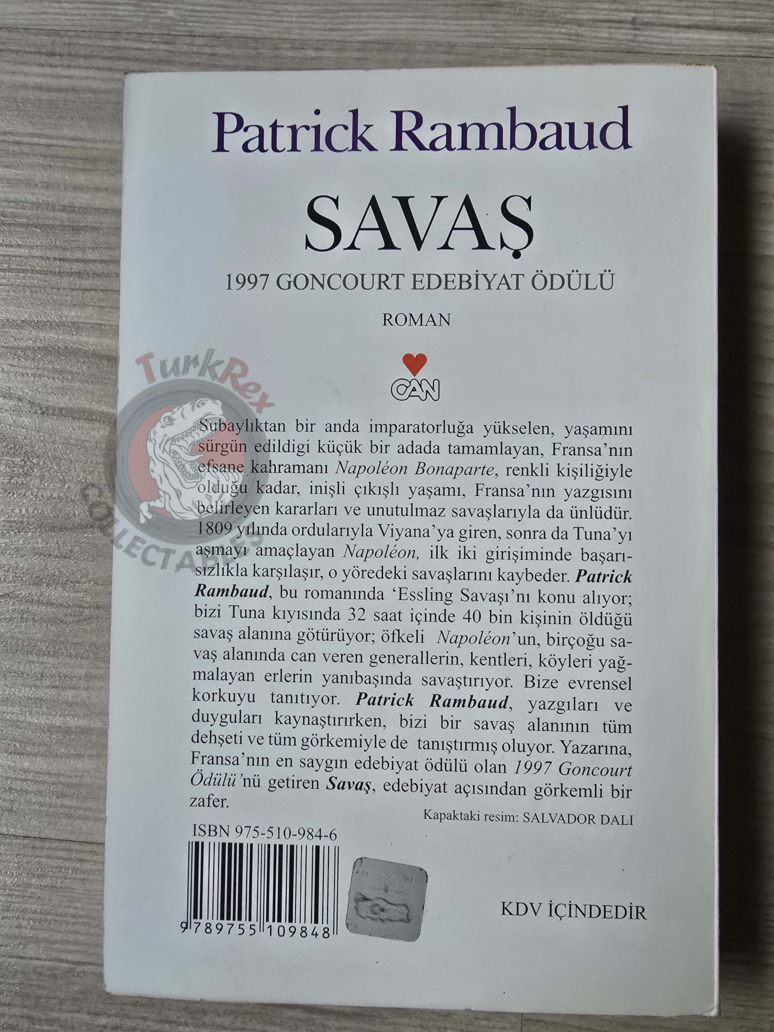 Patrick Rambaud – The Battle 1999 1st Turkish Book Turkey