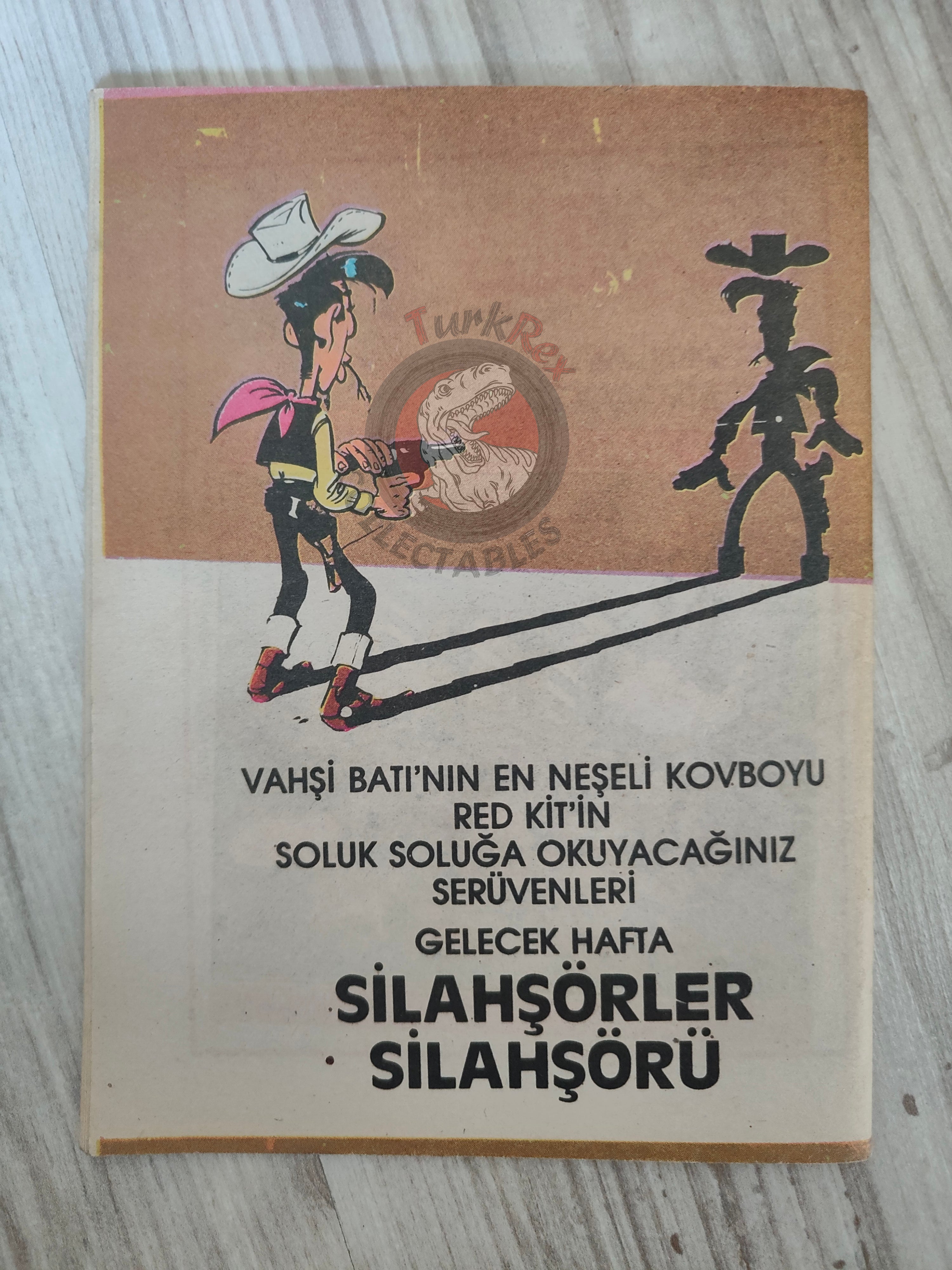 Lucky Luke #41 La Caravane 1989 Turkish Comic Turkey