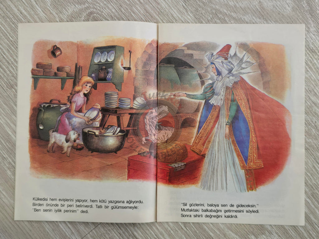 Grimm Brothers – Cinderella 1984 Turkish Book Turkey Illustrated