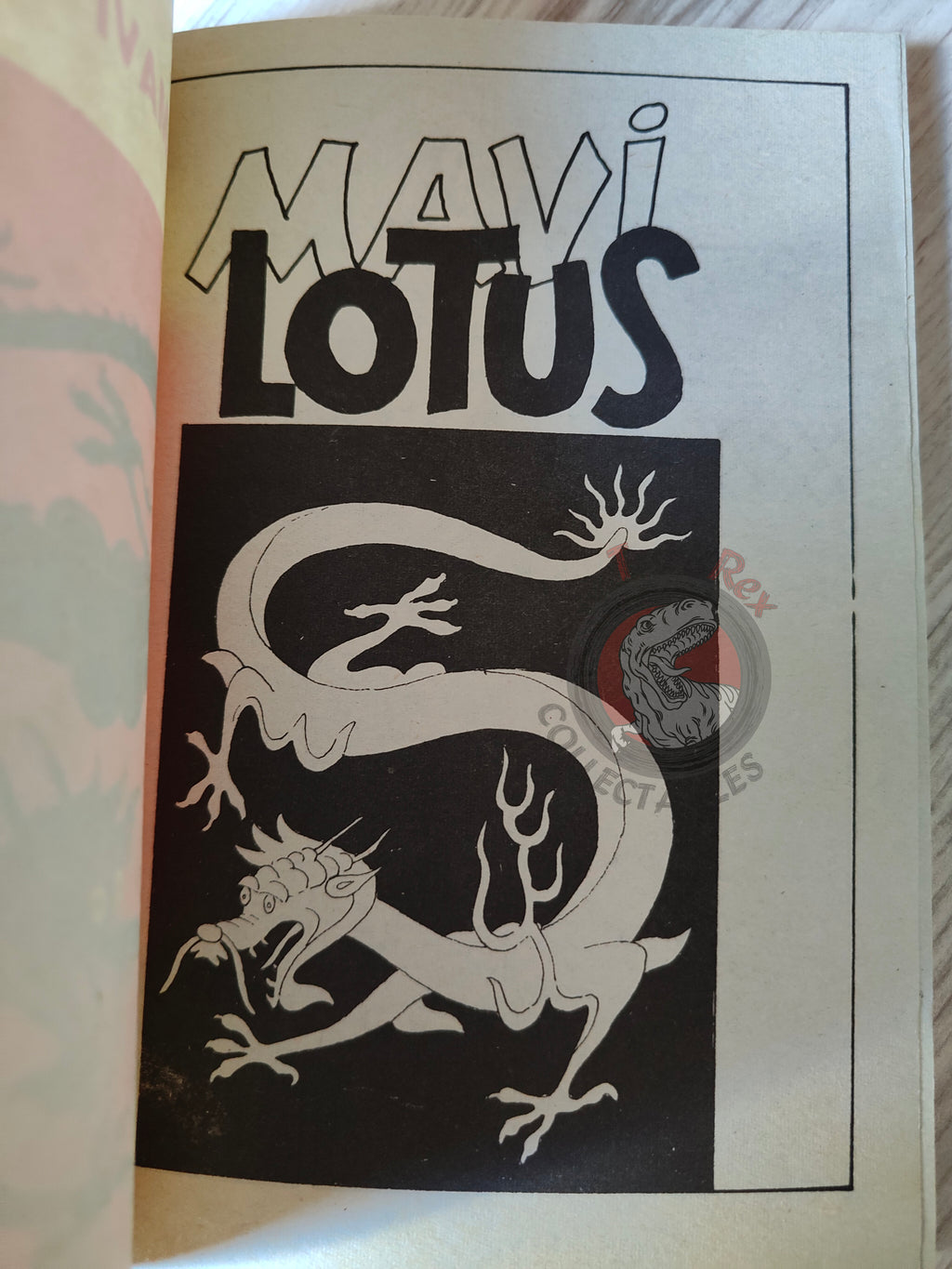 Tintin – The Blue Lotus mid 1980s Turkish Edition Comic Turkey 1