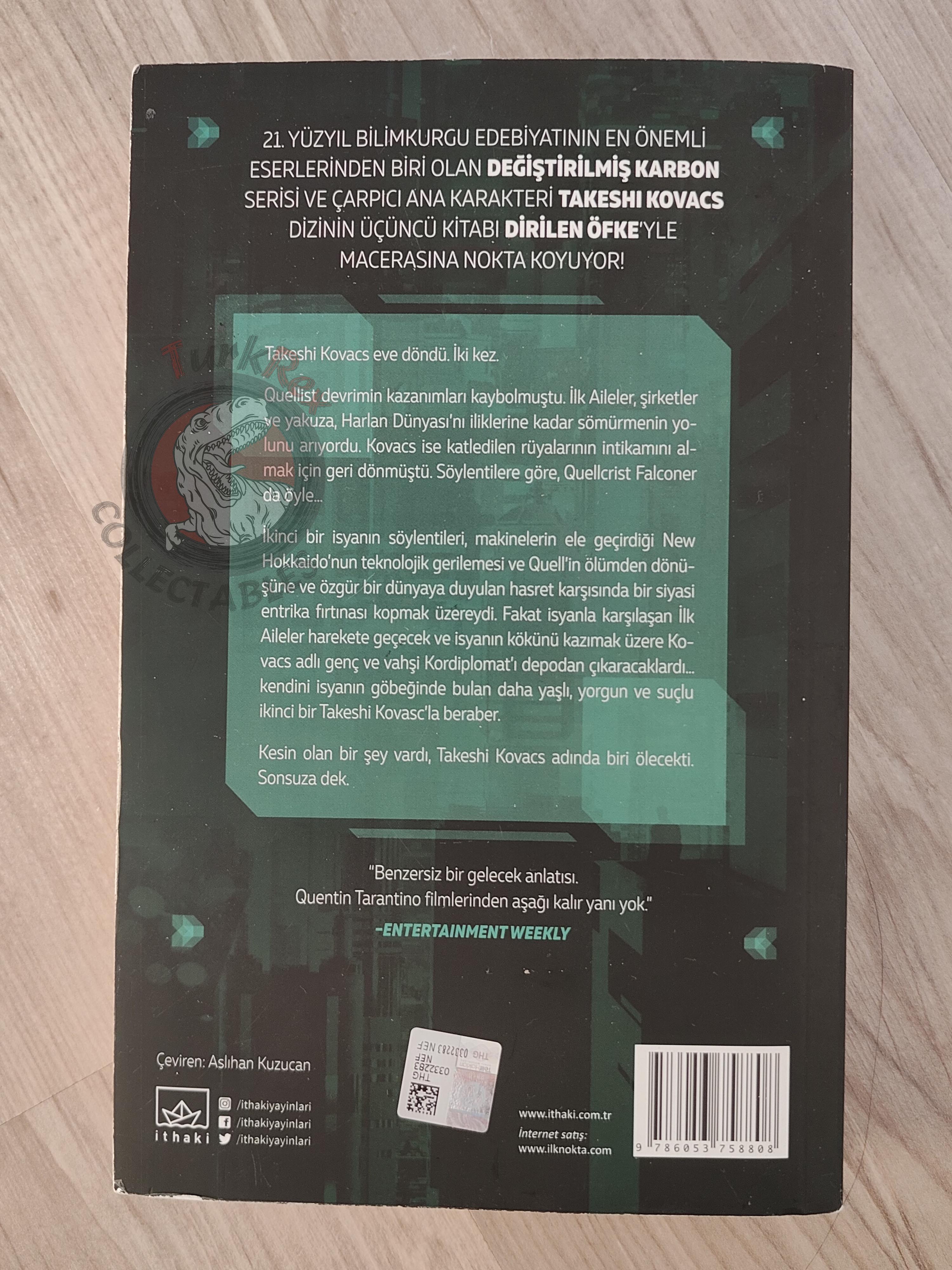 Richard K. Morgan – Woken Furies 2018 1st Turkish Book Turkey Takeshi Kovacs Series