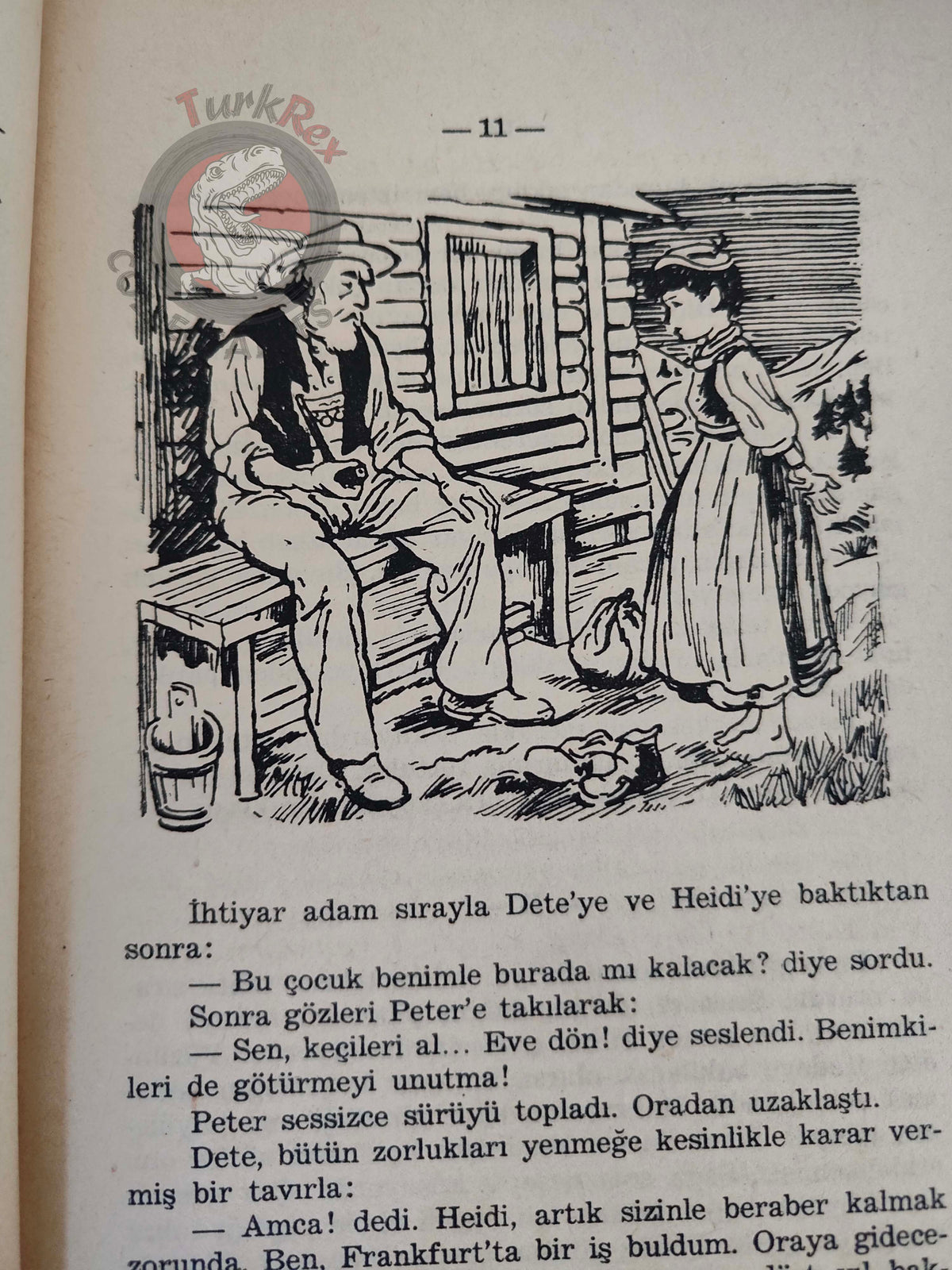 Johanna Spyri – Heidi 1970 Turkish Book Turkey Illustrated