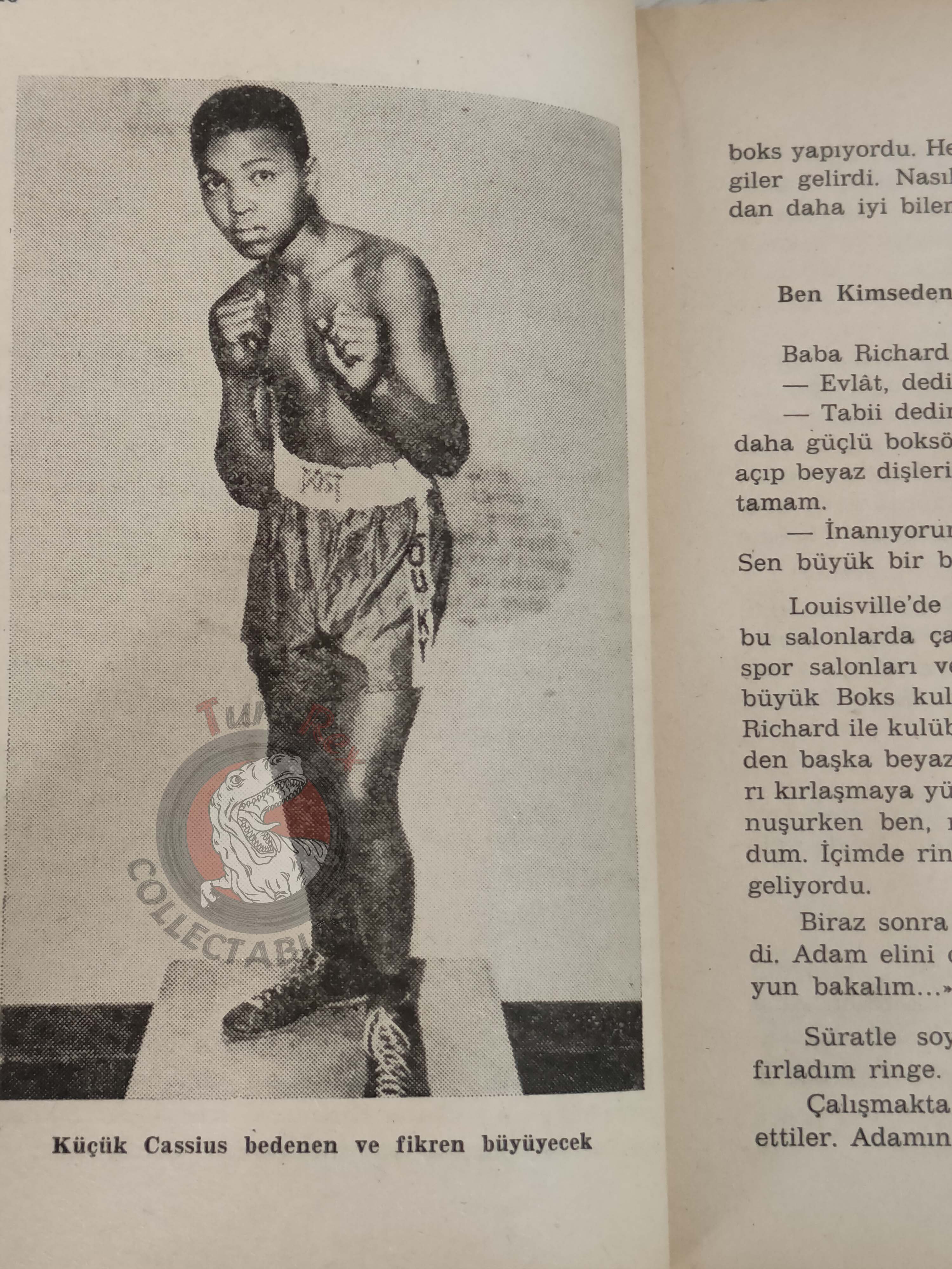 Muhammad Ali Biography 1975 Turkish Book Turkey Only Bio Illustrated