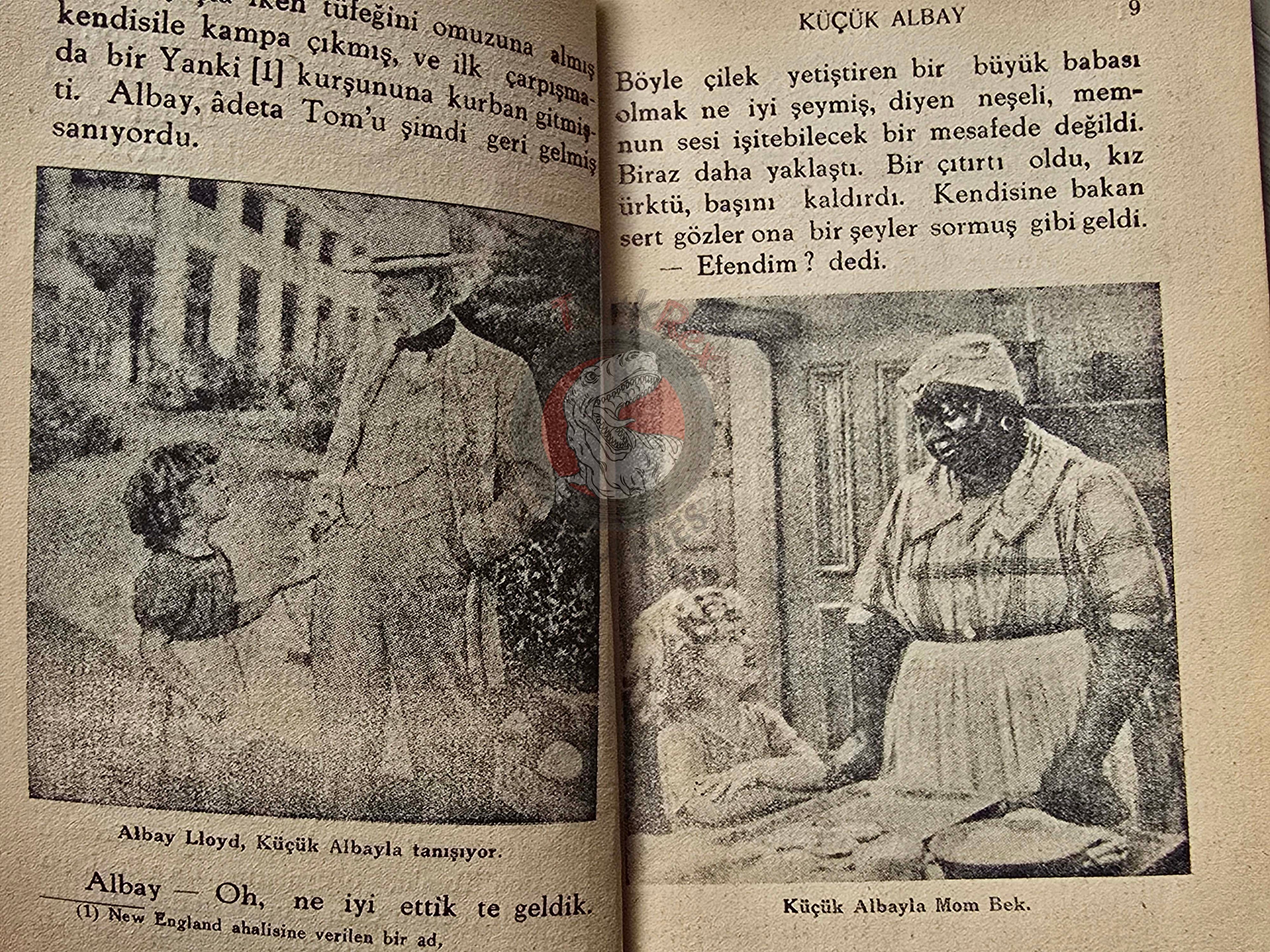 Annie Fellows Johnston – Shirley Temple The Little Colonel 1936 1st Turkish Book Turkey