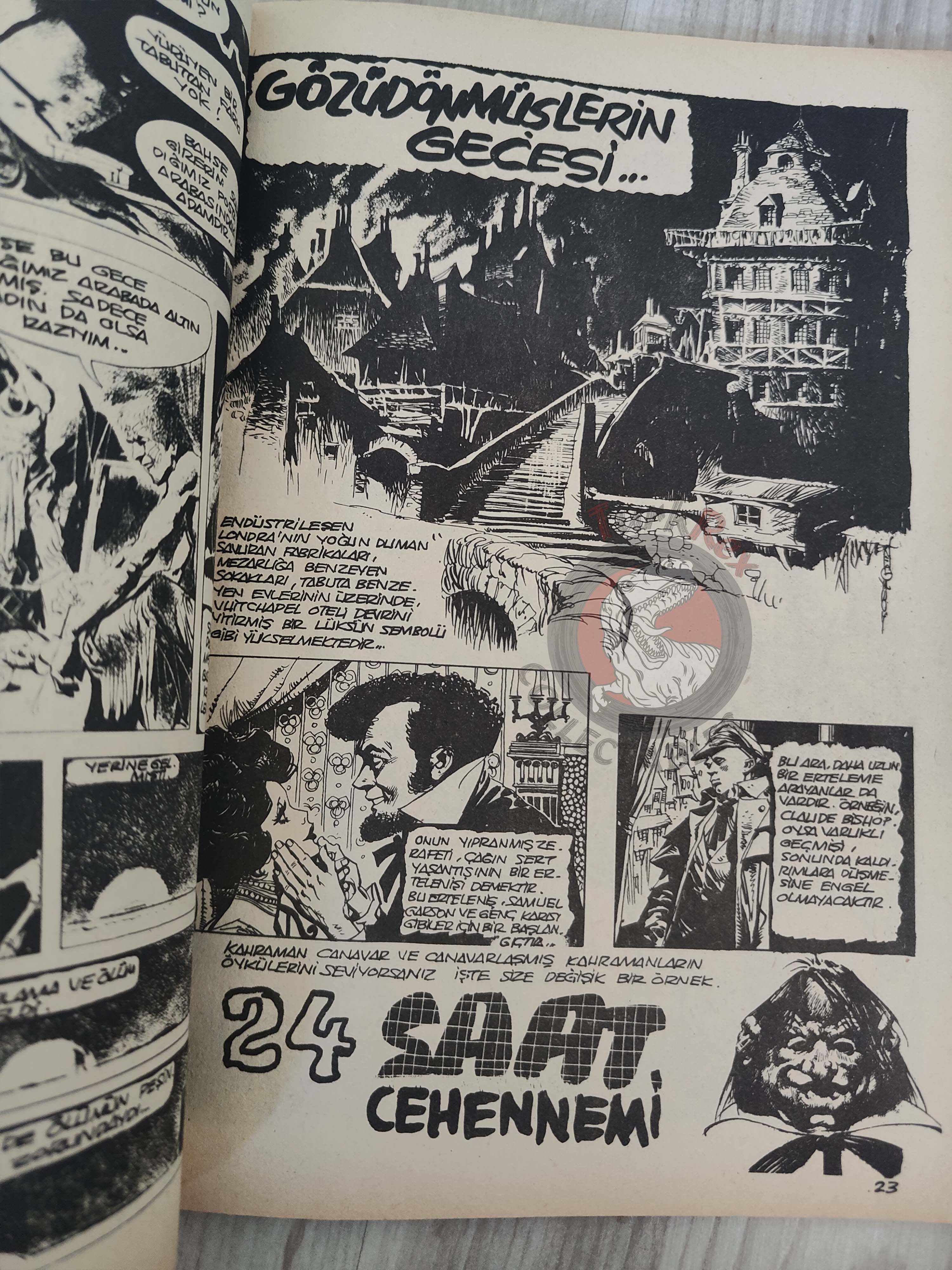 Korku April 1975 Turkish Comic Turkey Vampirella #34 Warren Creepy Eerie Enrich