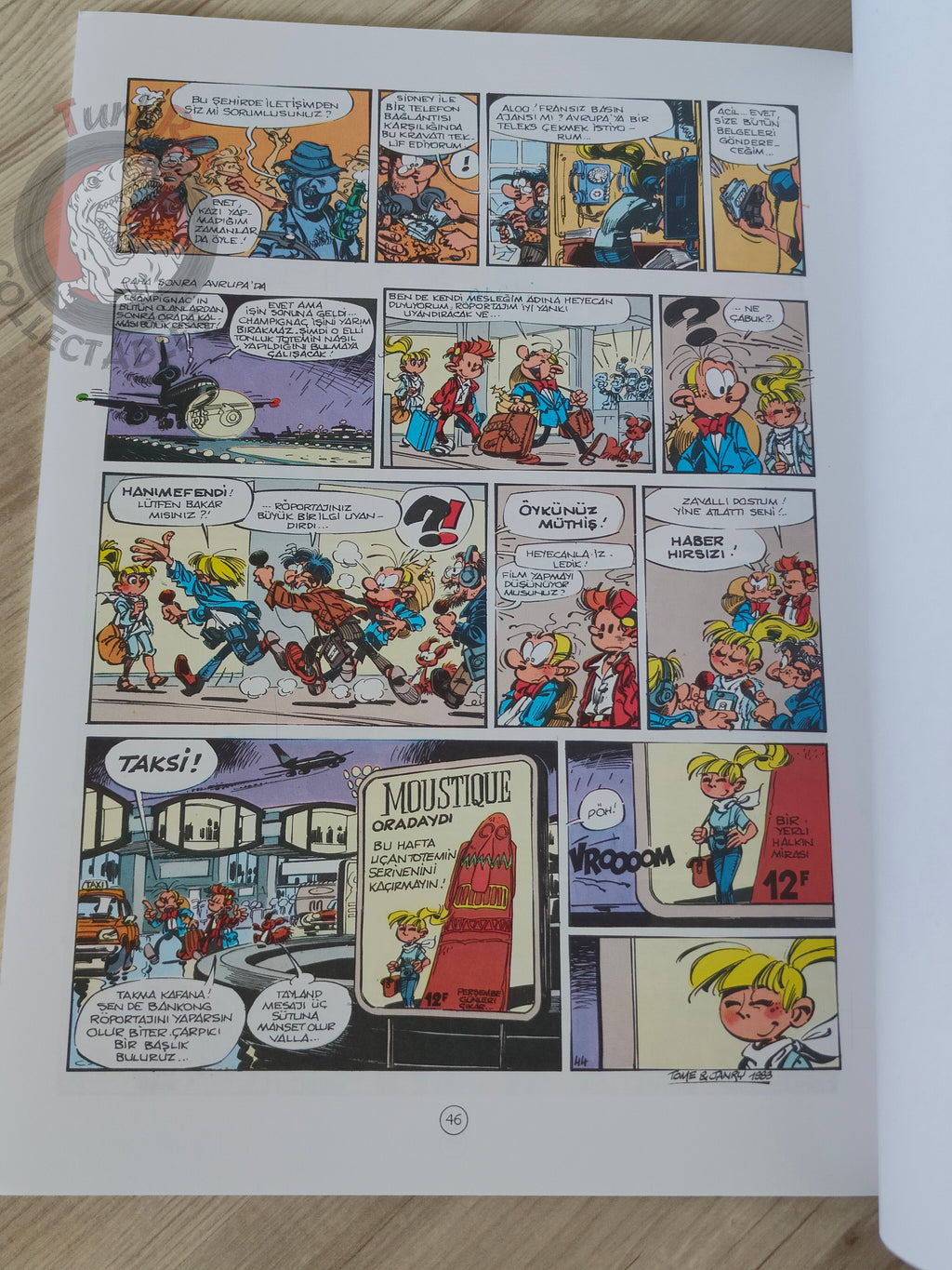 Spirou & Fantasio #1 Aventure en Australie 1994 Turkish Comic Turkey