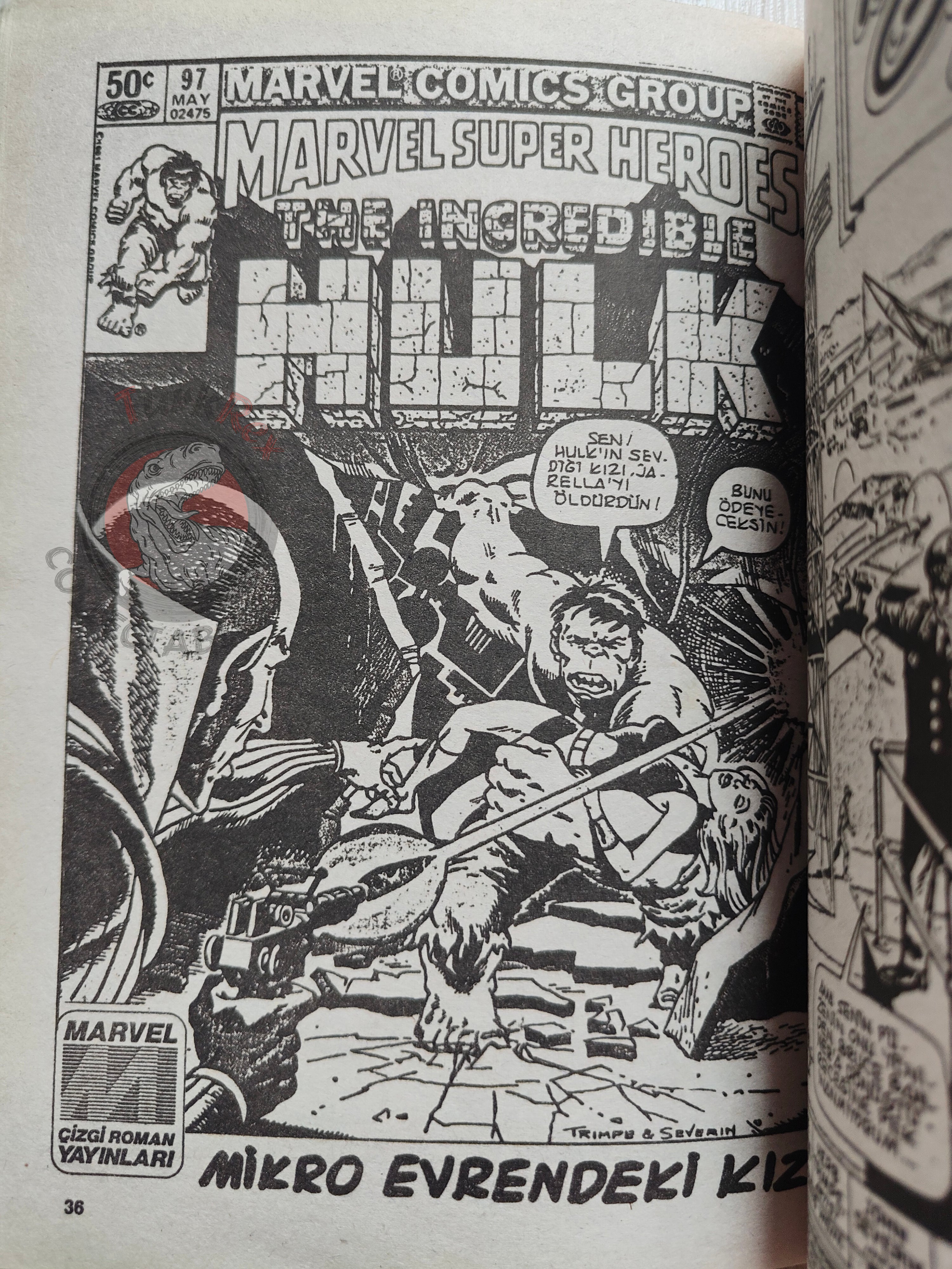 Hulk #20 1988 Turkish Comic Turkey cover Rampaging #9 #146 She-Hulk Thor