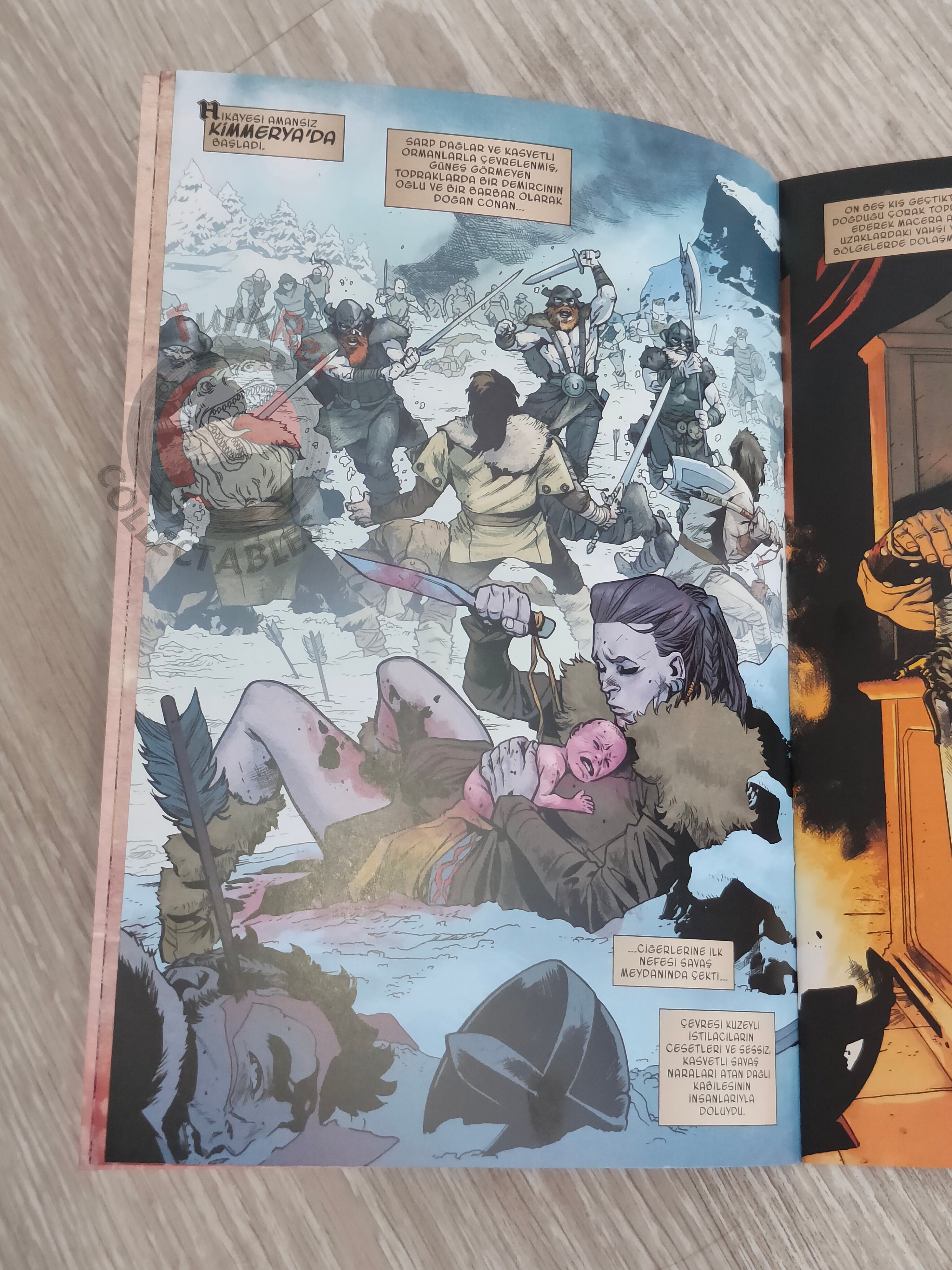 Conan The Barbarian #1 Turkish Comic Turkey