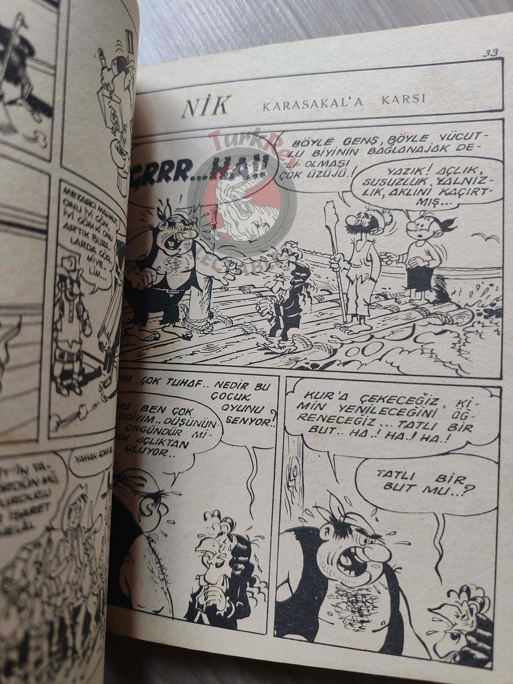 Lucky Luke #17 Contre Pat Poker 1973 Turkish Comic Turkey Le Vieux Nick