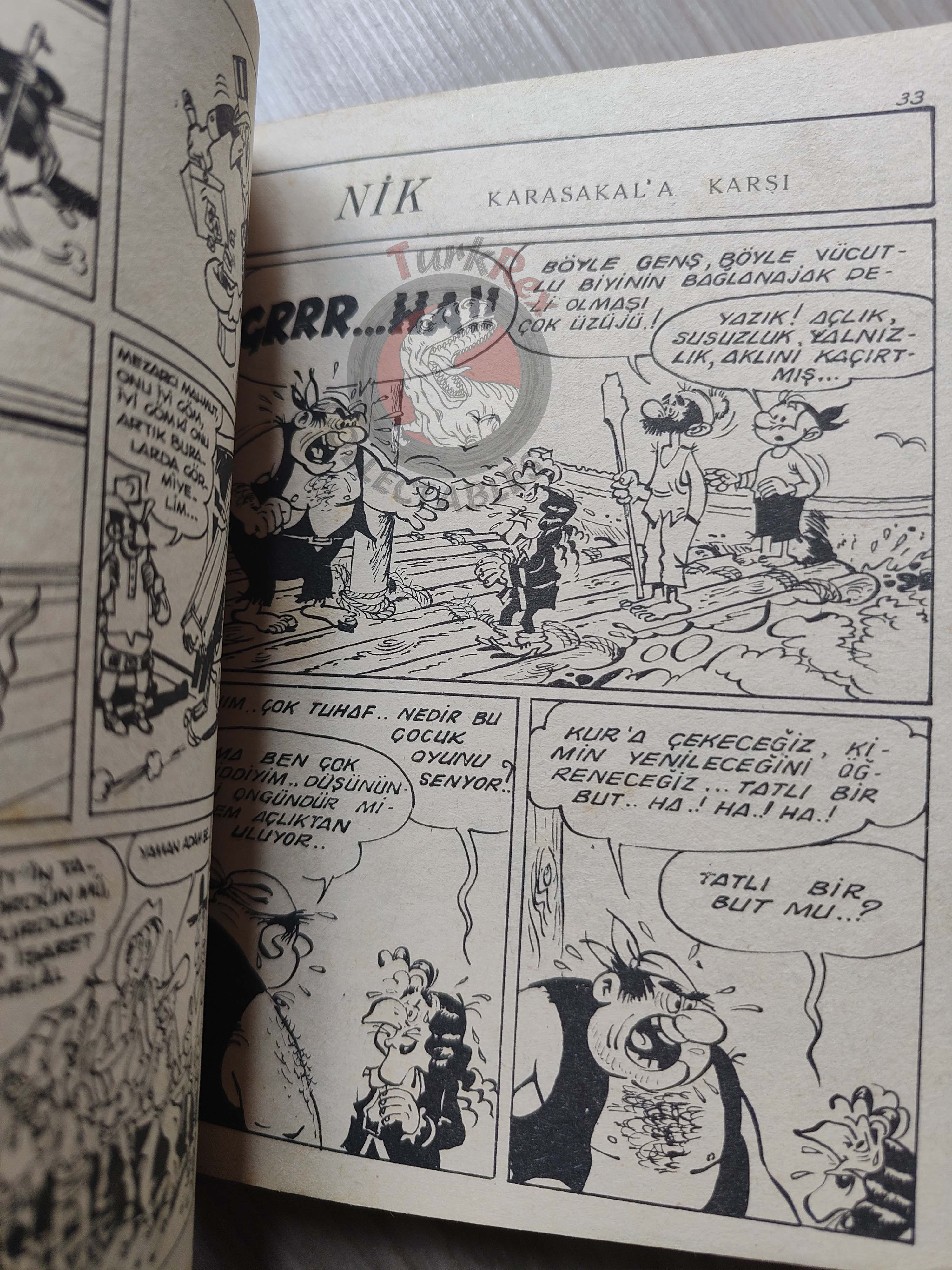 Lucky Luke #17 Contre Pat Poker 1973 Turkish Comic Turkey Le Vieux Nick
