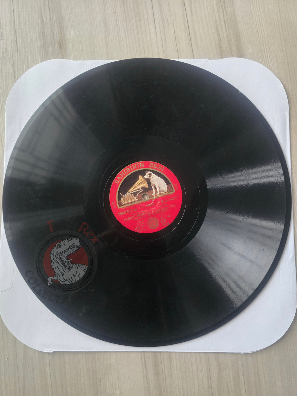 Yehudi Menuhin – Concerto No. 1 in A Minor Bach Turkish Pressing Shellac Turkey Edition