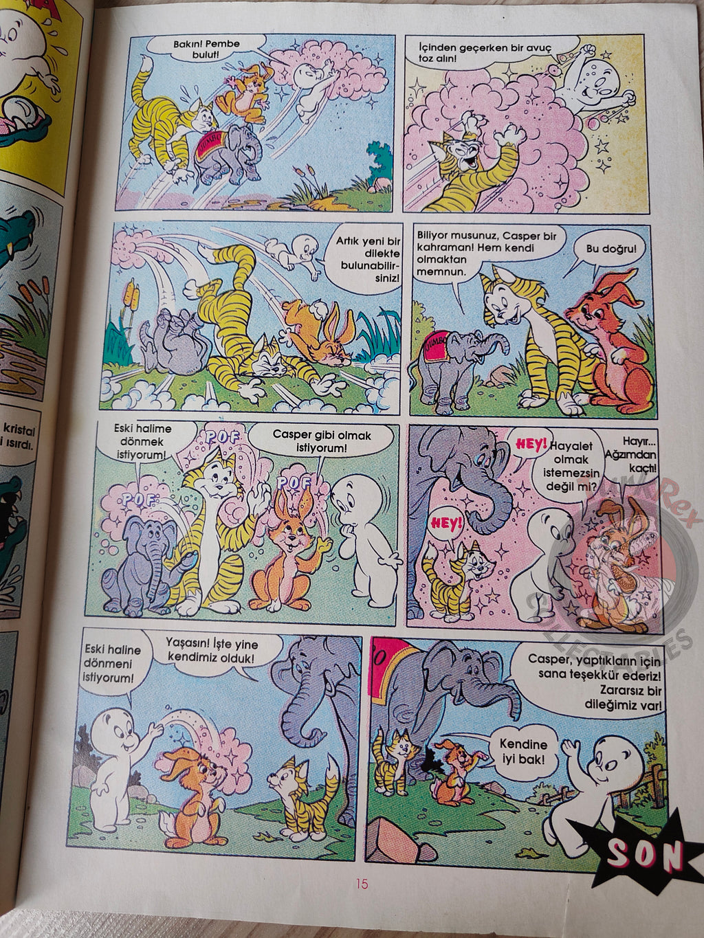 Casper the Friendly Ghost Magazine – Issue #24 1997 Turkish Comic Turkey