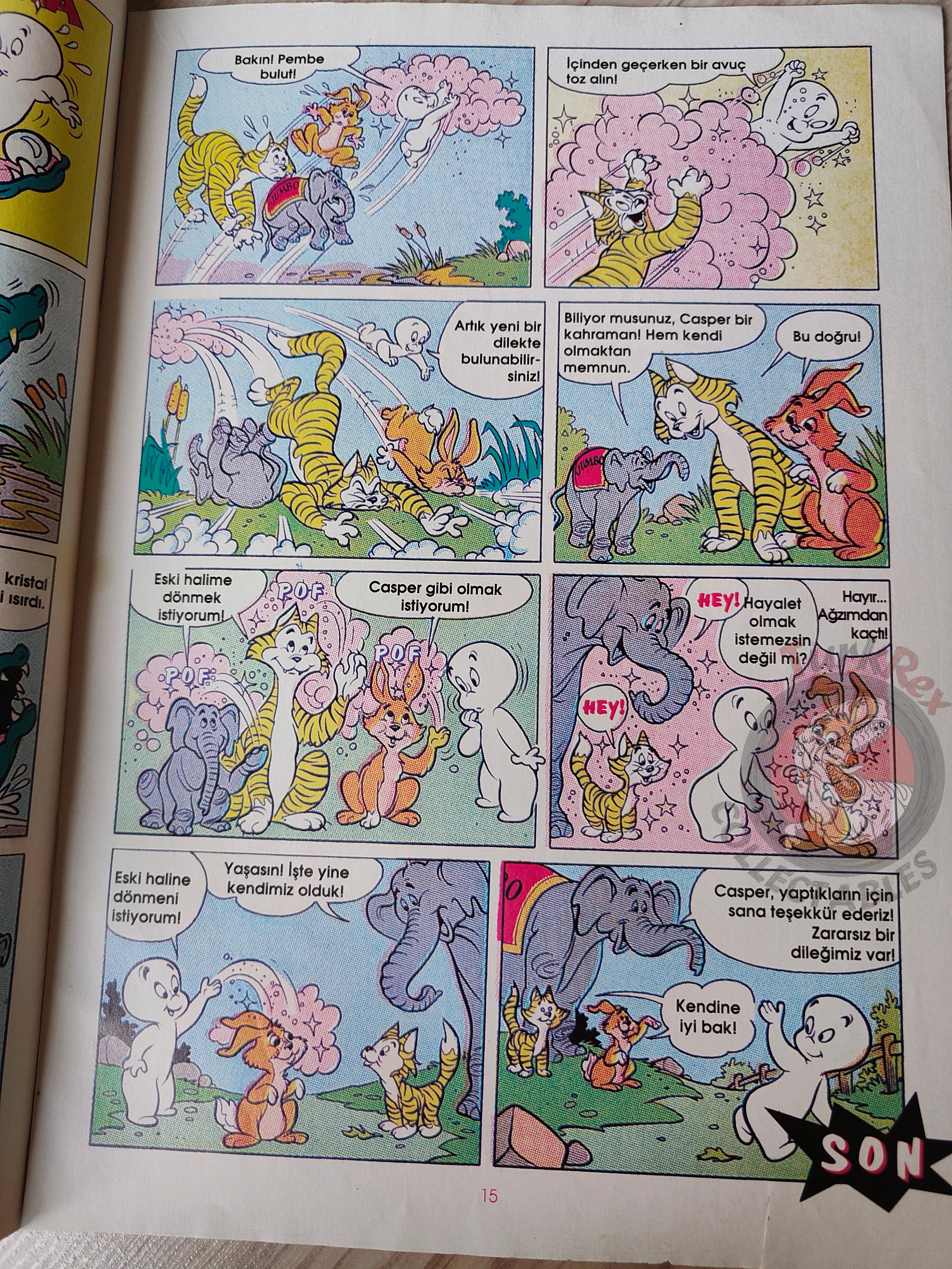 Casper the Friendly Ghost Magazine – Issue #24 1997 Turkish Comic Turkey