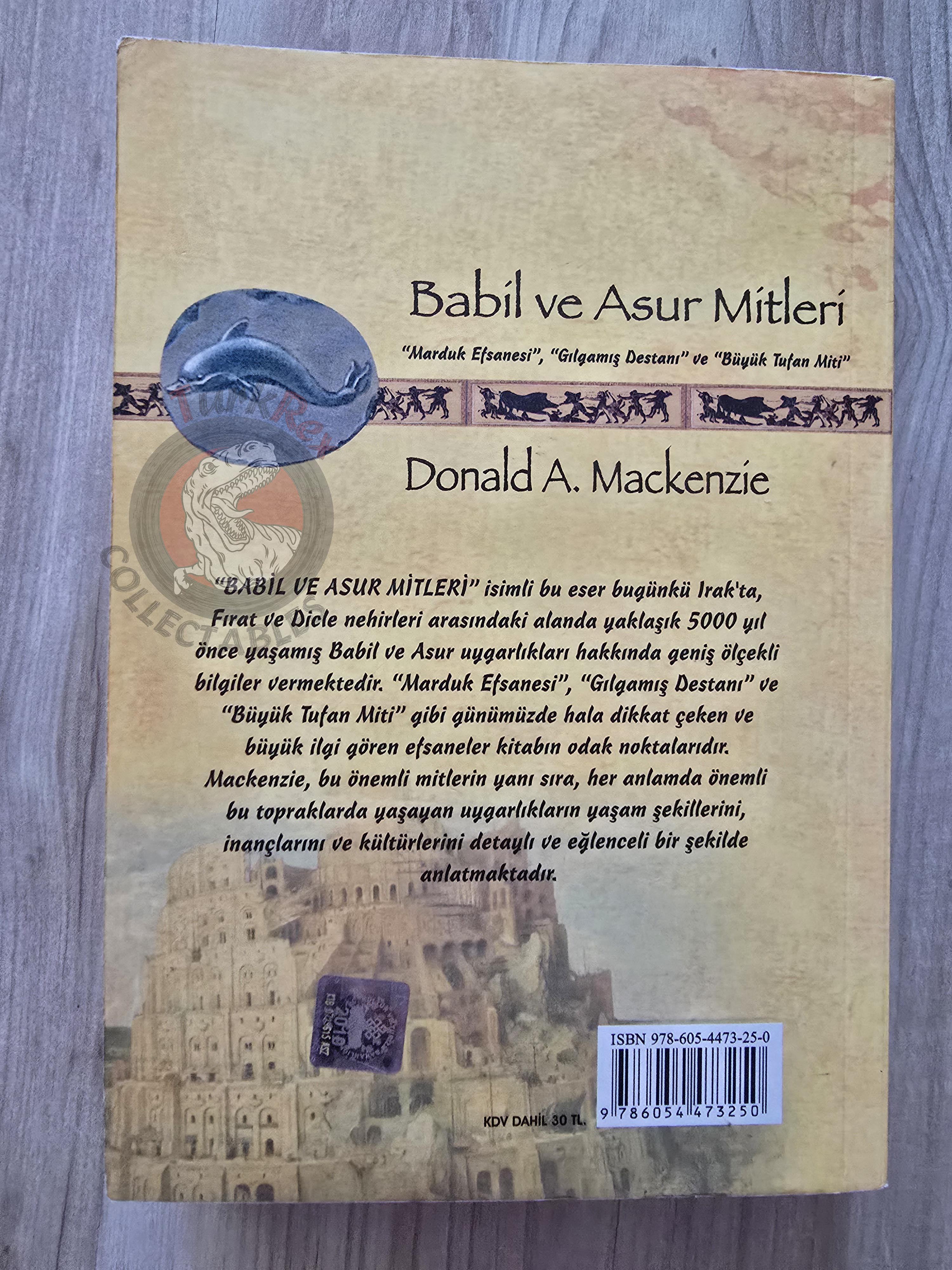 Daniel A. Mackenzie – Myths of Babylonia and Assyria 2011 Turkish Book Turkey