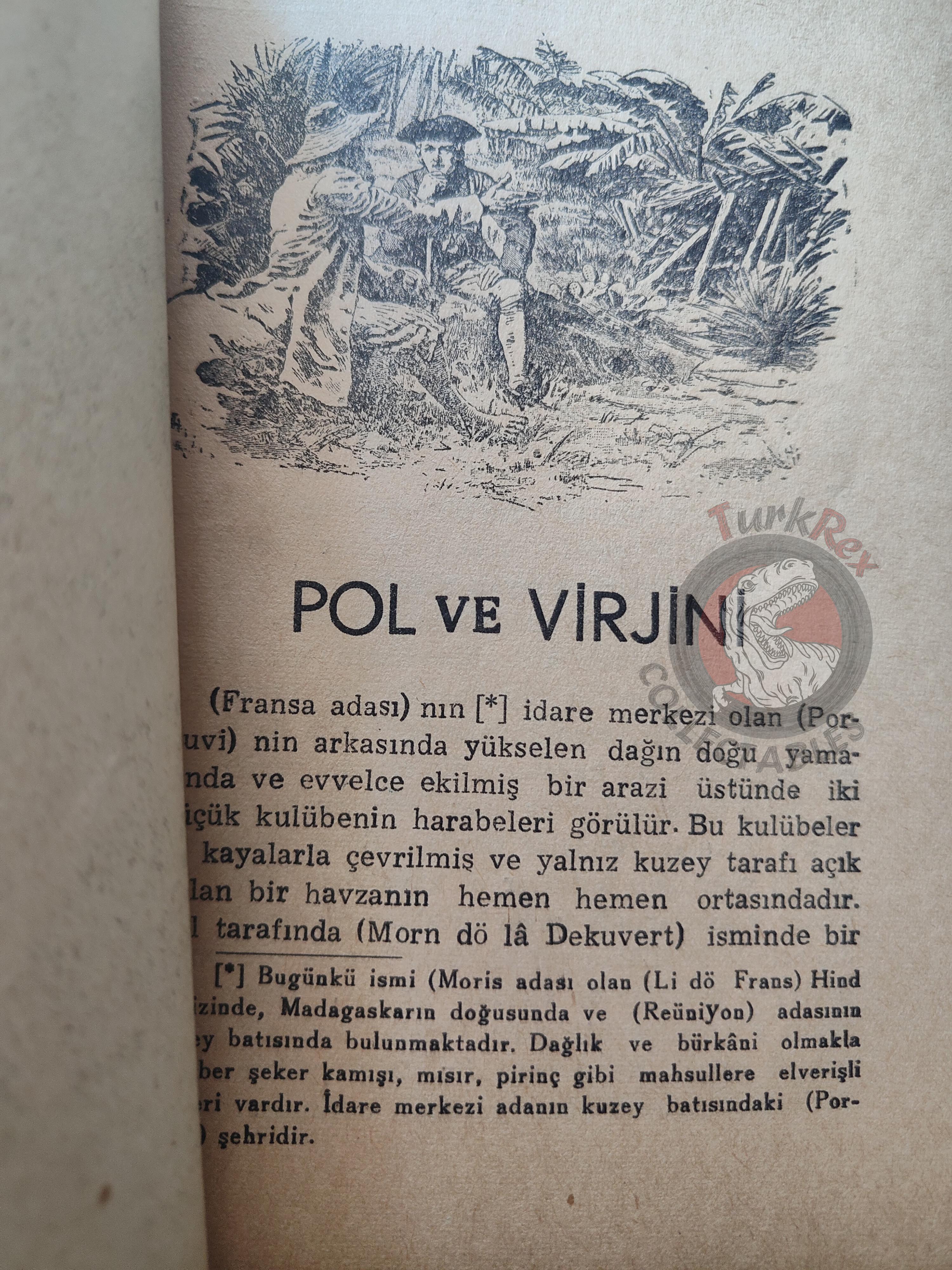 Bernardin de Saint-Pierre – Paul et Virginie 1940s Turkish Book Turkey Illustrated Tony Johannot