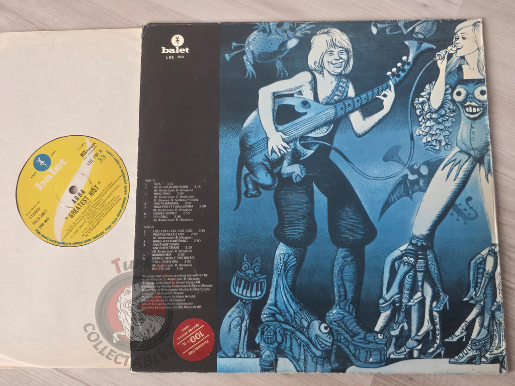 ABBA - Greatest Hits Turkish Pressing Vinyl Turkey Edition