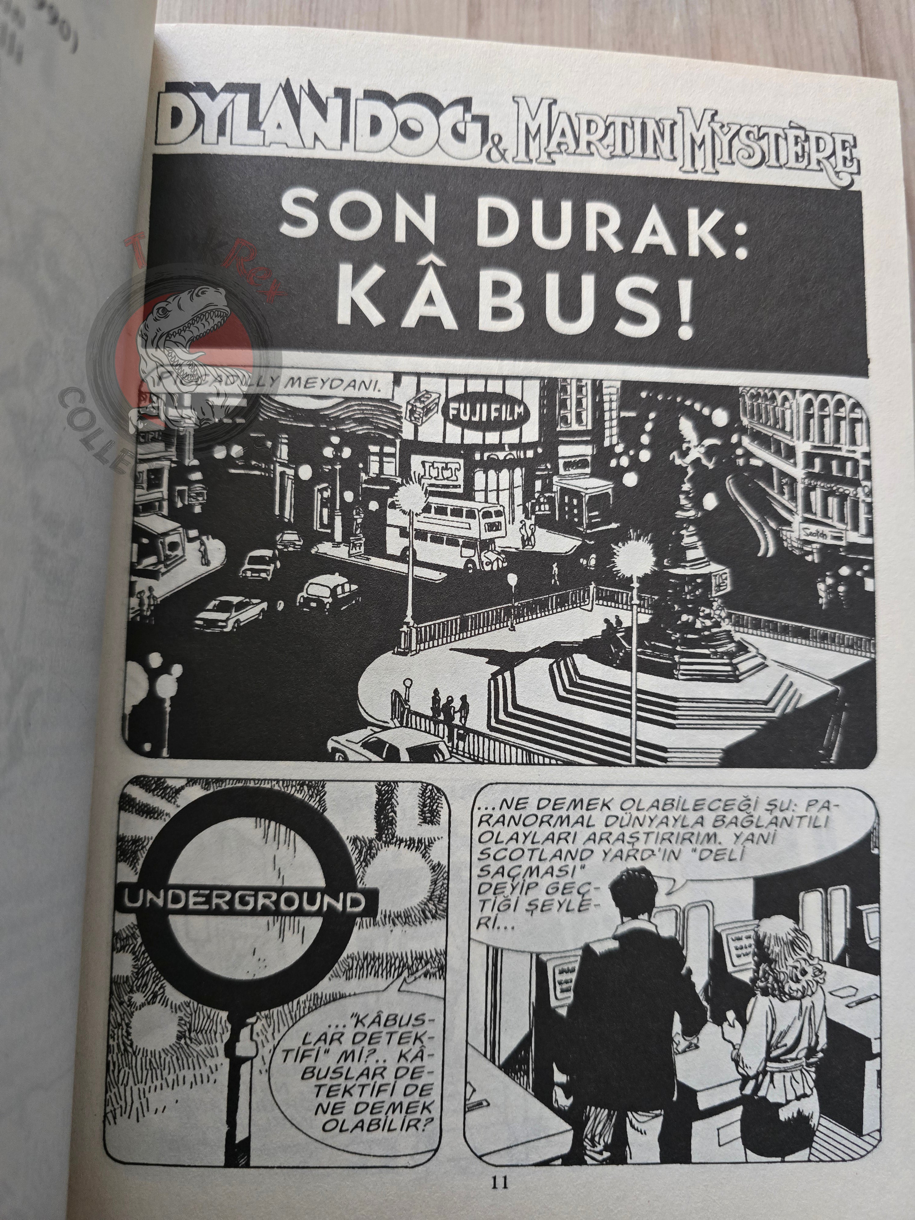Dylan Dog & Martin Mystere 2004 Turkish Comic Turkey Ultima Fermata: L’Incubo!