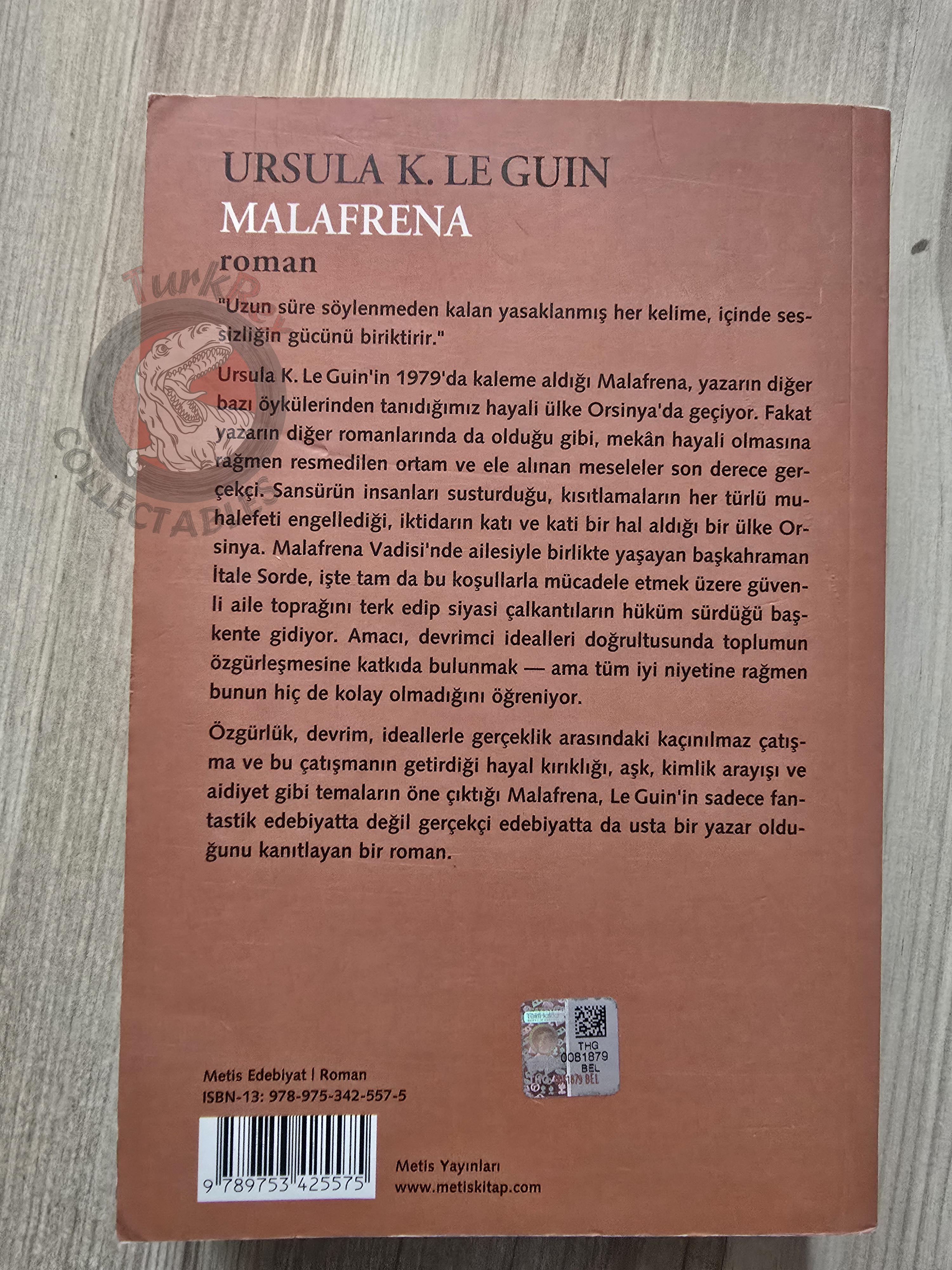 Ursula K. Le Guin – Malafrena 2013 Turkish Book Turkey
