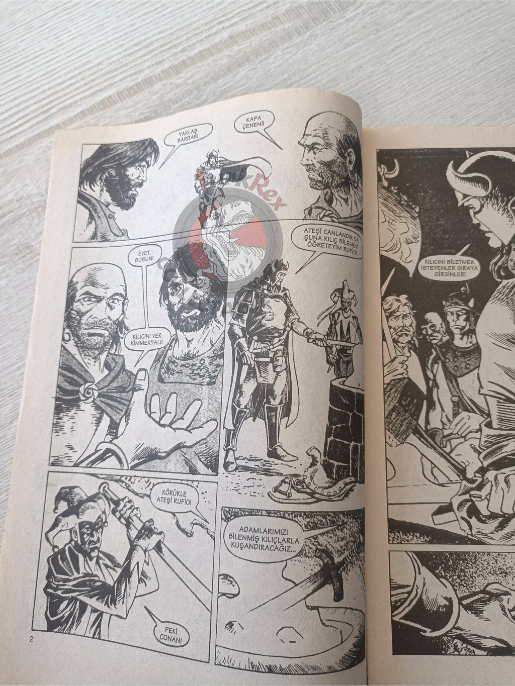 Conan The King #1 2001 Turkish Comic Turkey #33 #34