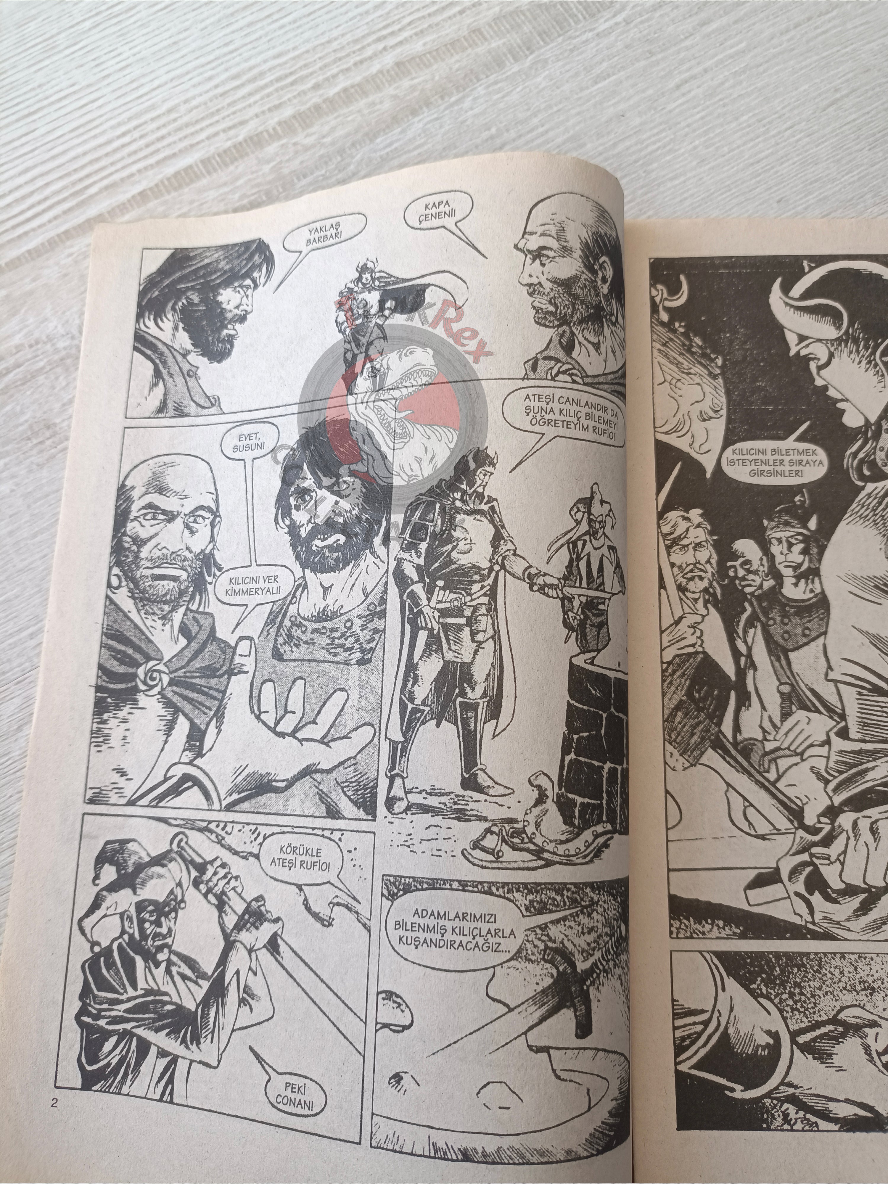 Conan The King #1 2001 Turkish Comic Turkey #33 #34