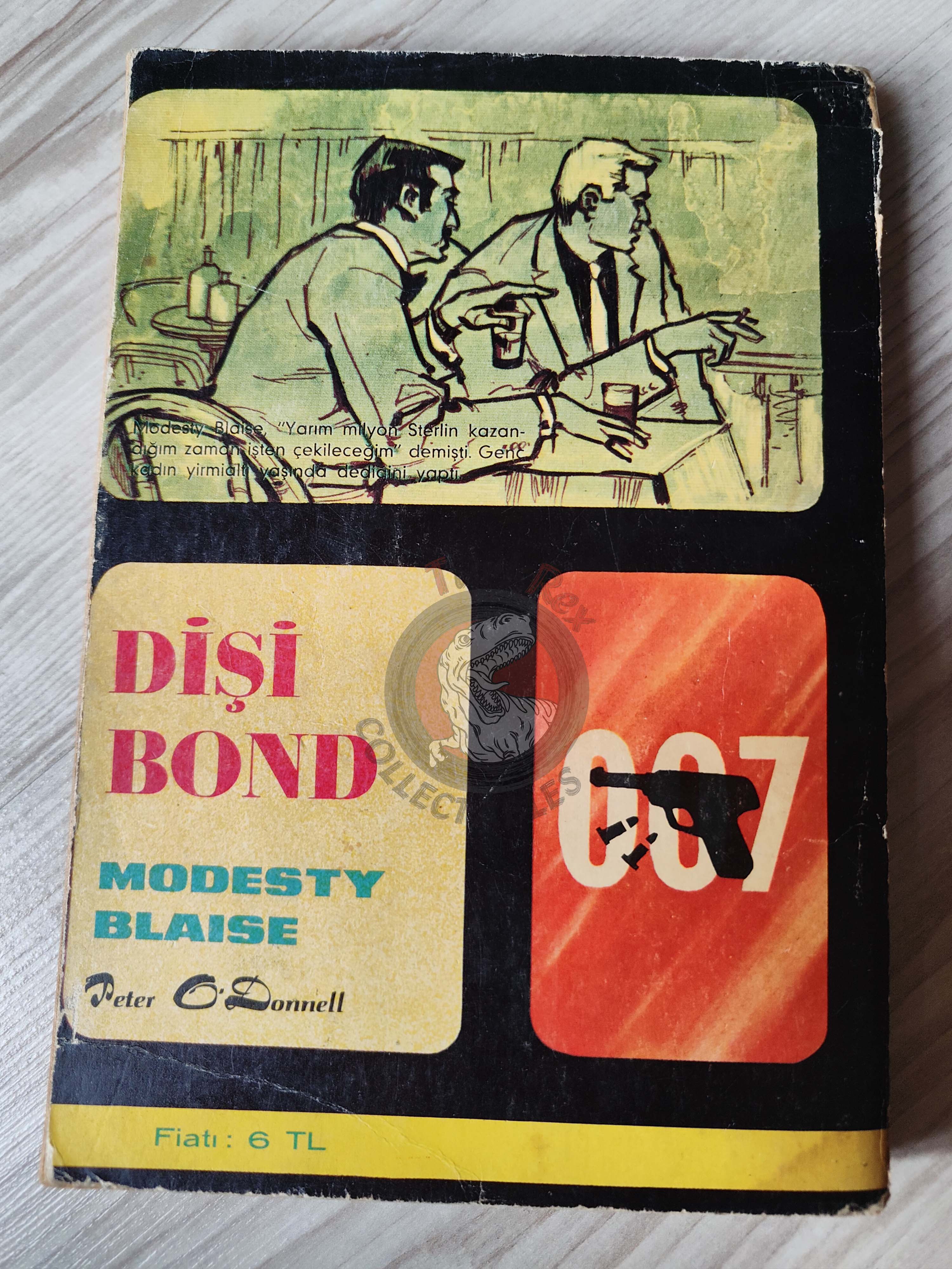 Peter O’Donnell – Modest Blaise 1966 1st Turkish Book Turkey