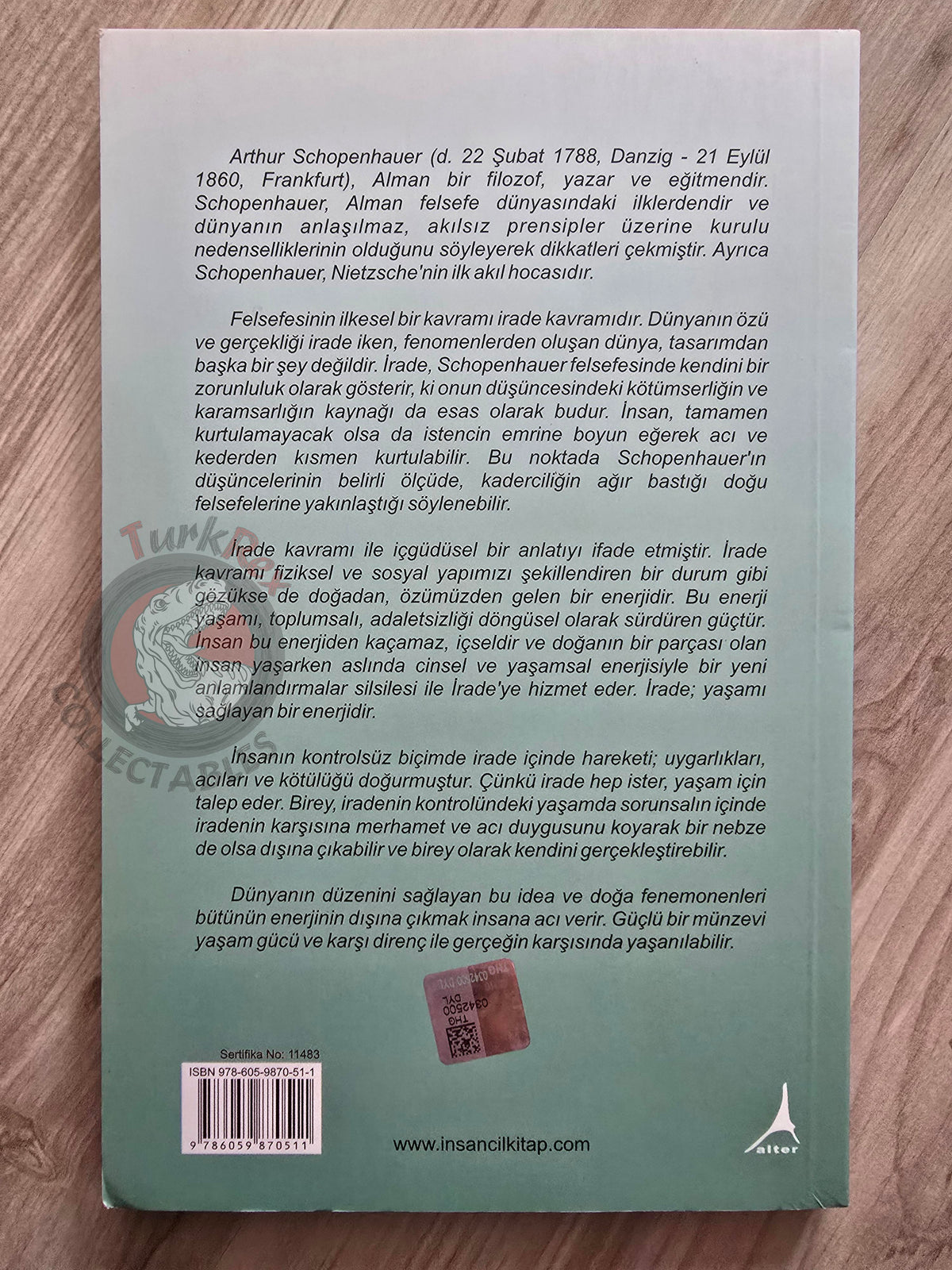 Arthur Schopenhauer – On Human Nature 2000 Turkish Book Turkey
