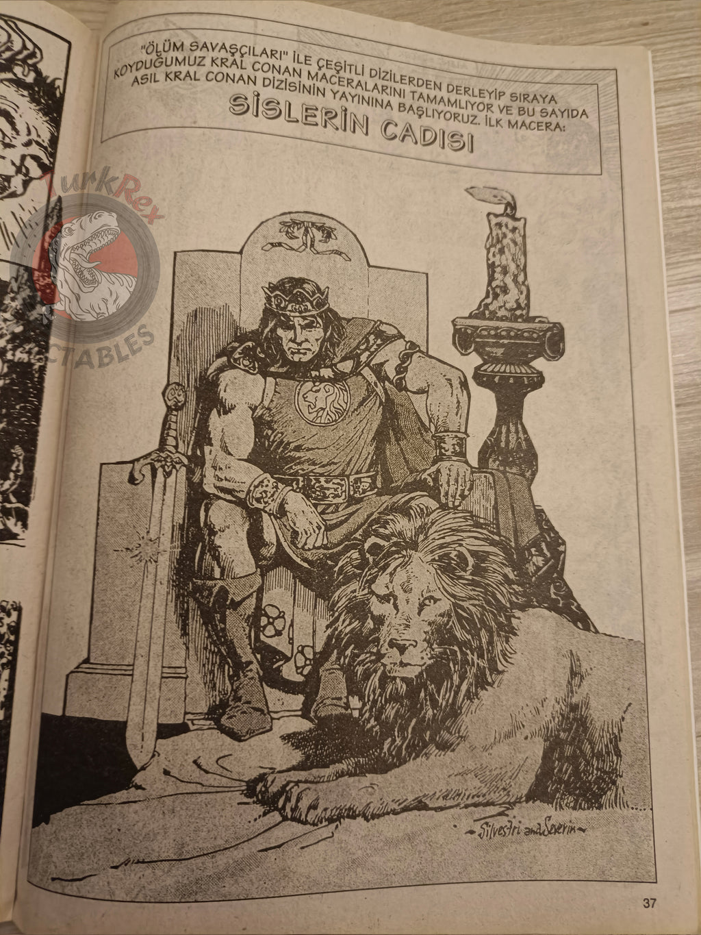 Kral Conan #16 The Savage Sword of #169 Turkish Comic Turkey King Conan #1