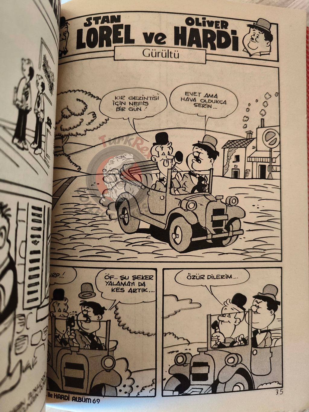 Laurel and Hardy #69 80s Turkish Comic Turkey