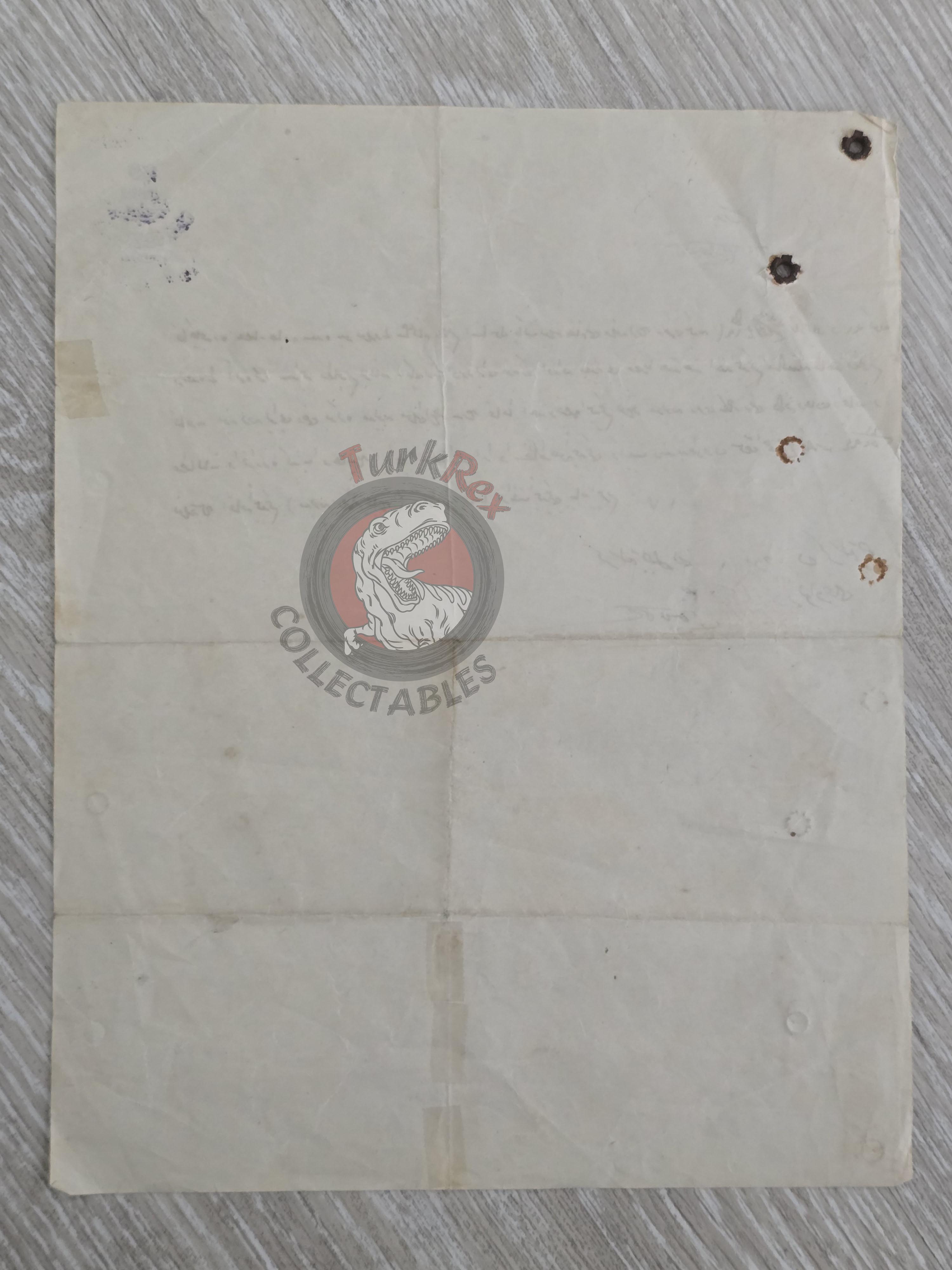 Ottoman 1925 Legal Settlement and Release Deed Istanbul Armenian Citizen Armenia