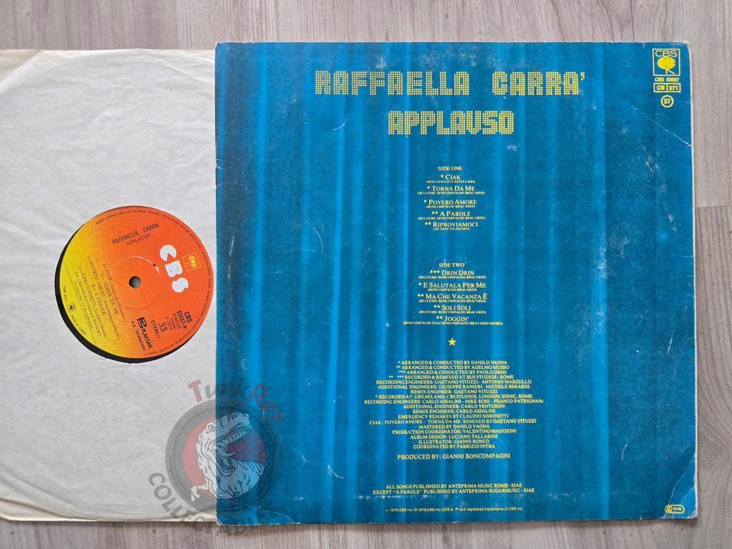Raffaella Carrà – Applauso Turkish Pressing Vinyl Turkey Edition